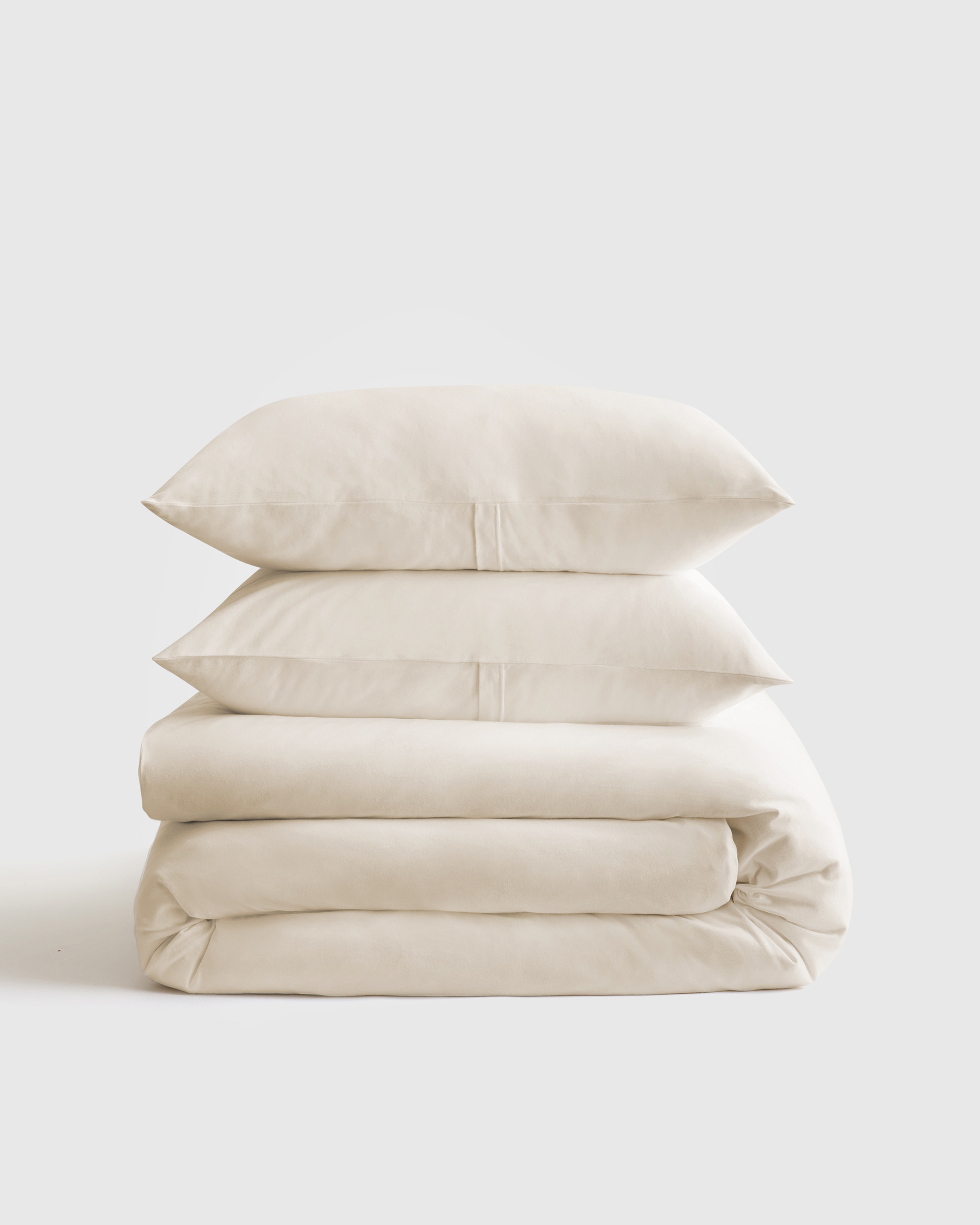 Natural Organic Jersey Duvet Cover Set