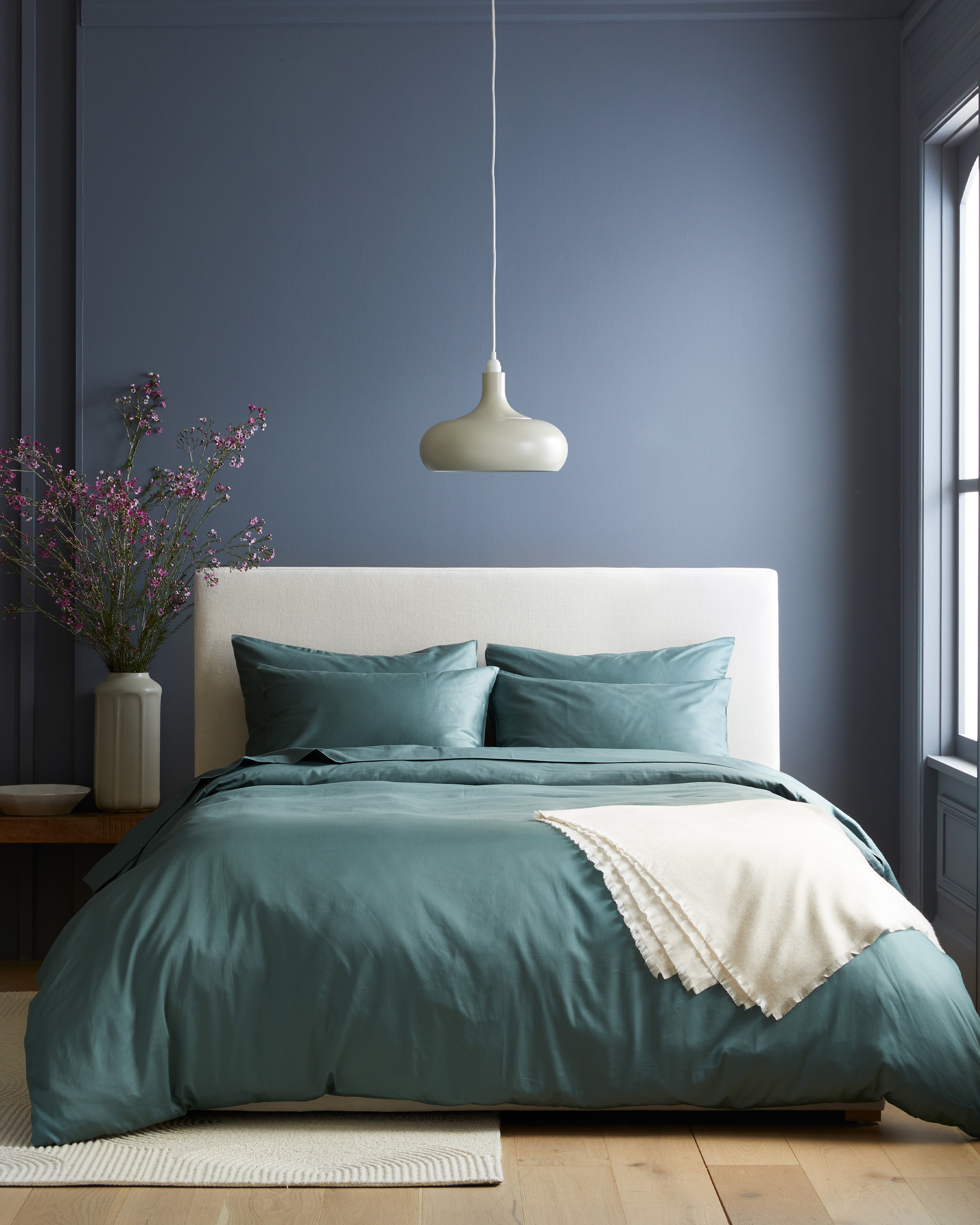 Pine Luxury Organic Sateen Duvet Cover Set