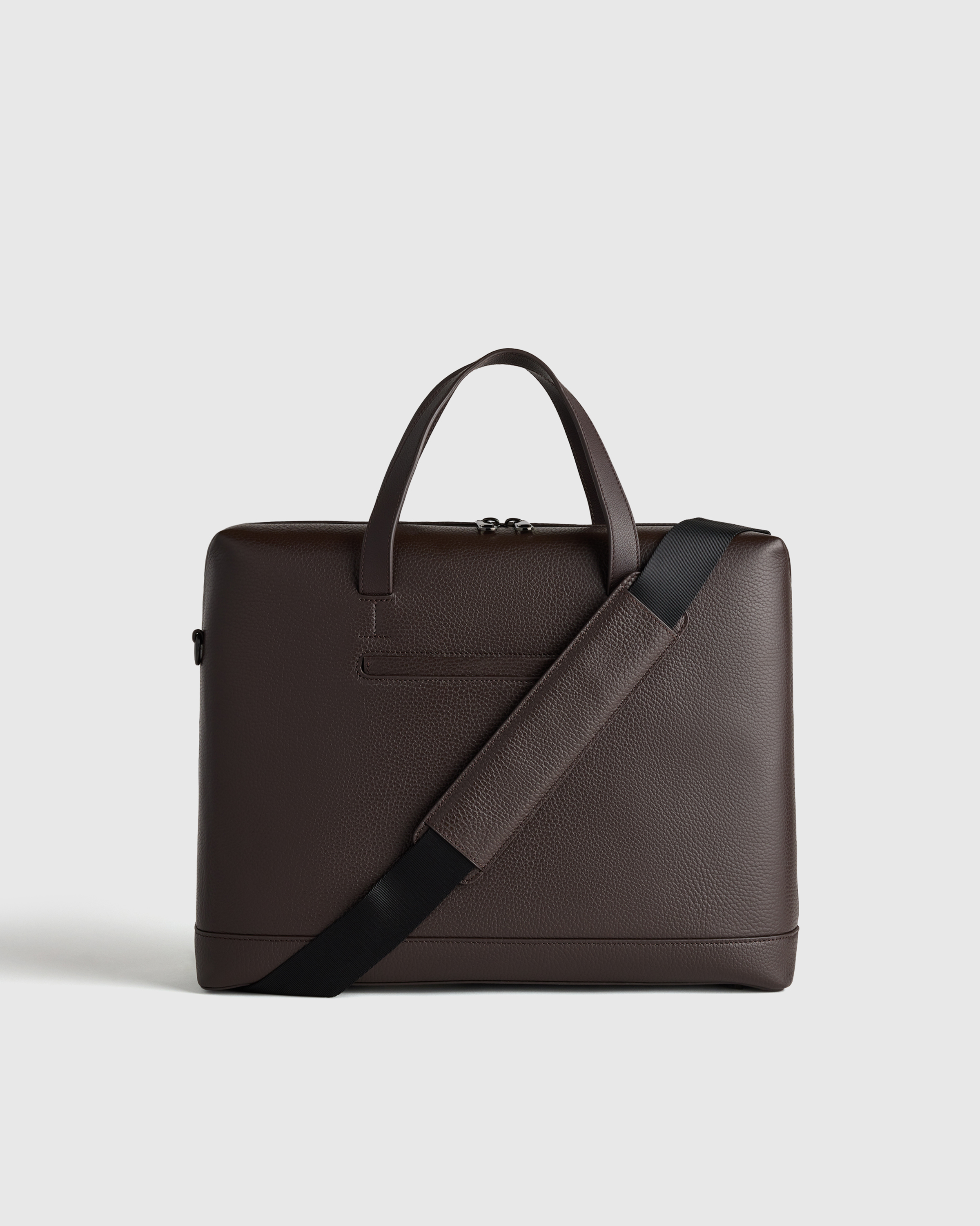 Hickory Excursion Italian Leather Slim Laptop Bag