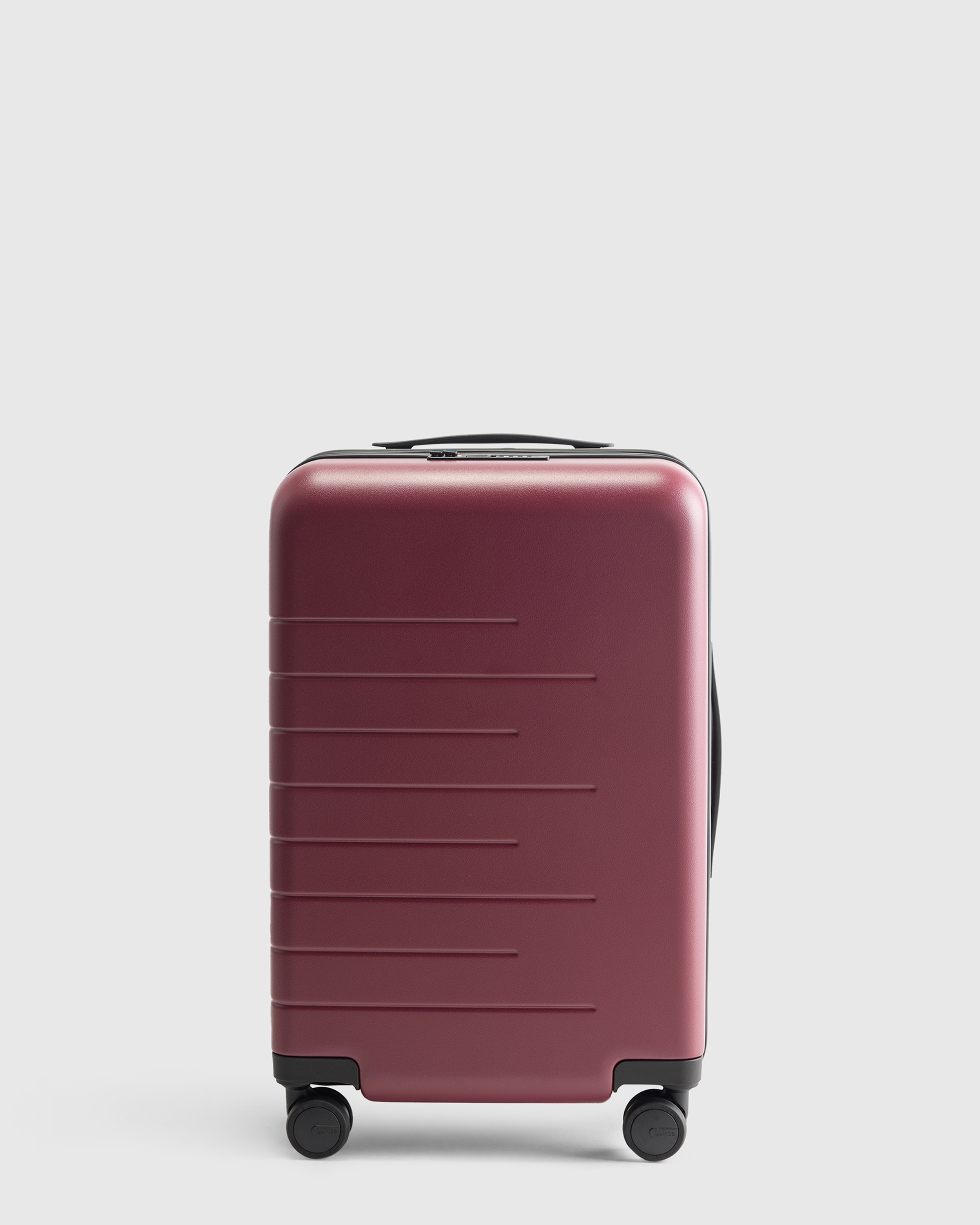 Wine Expandable Small Carry-On Suitcase