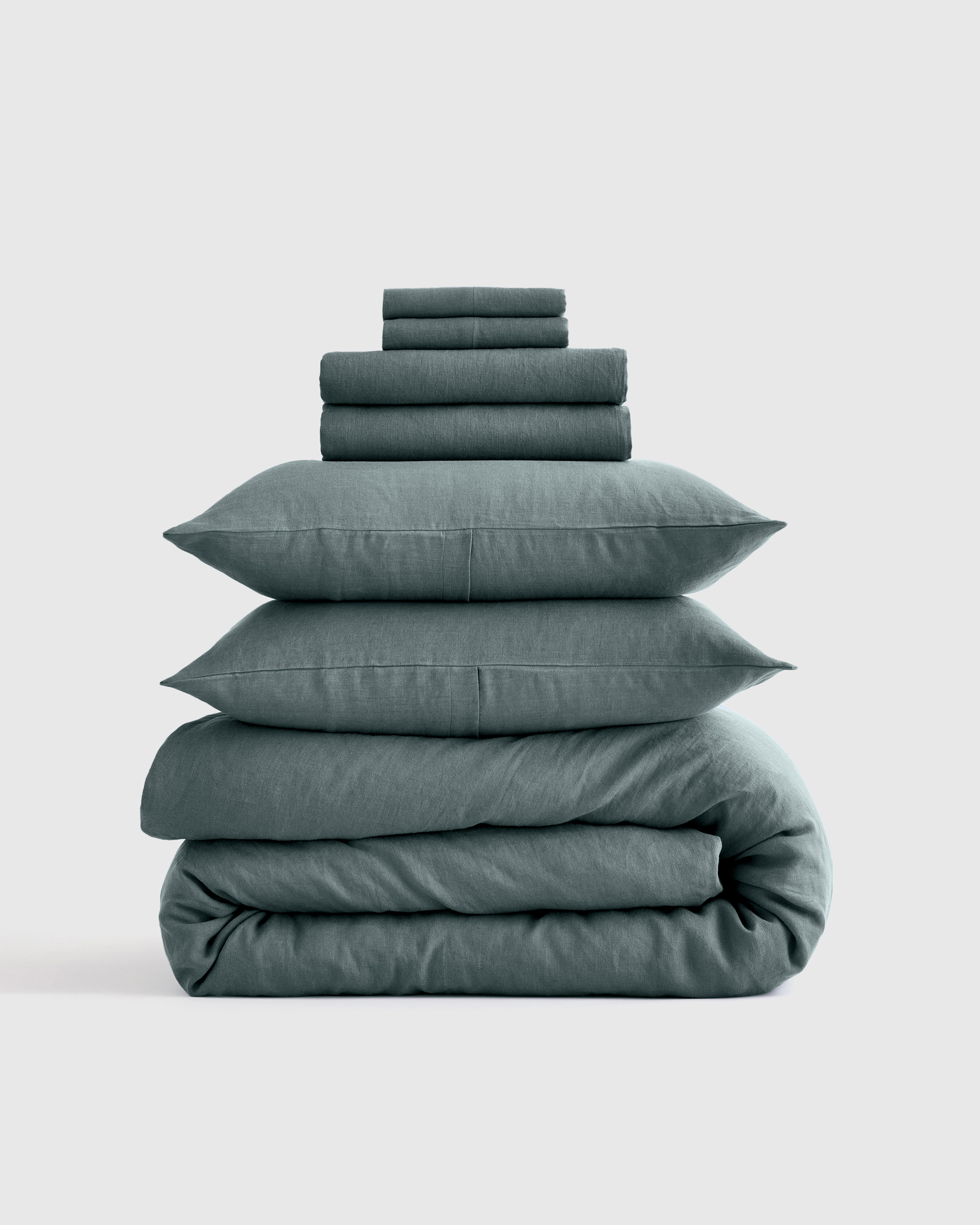 Ocean European Linen Deluxe Bedding Bundle