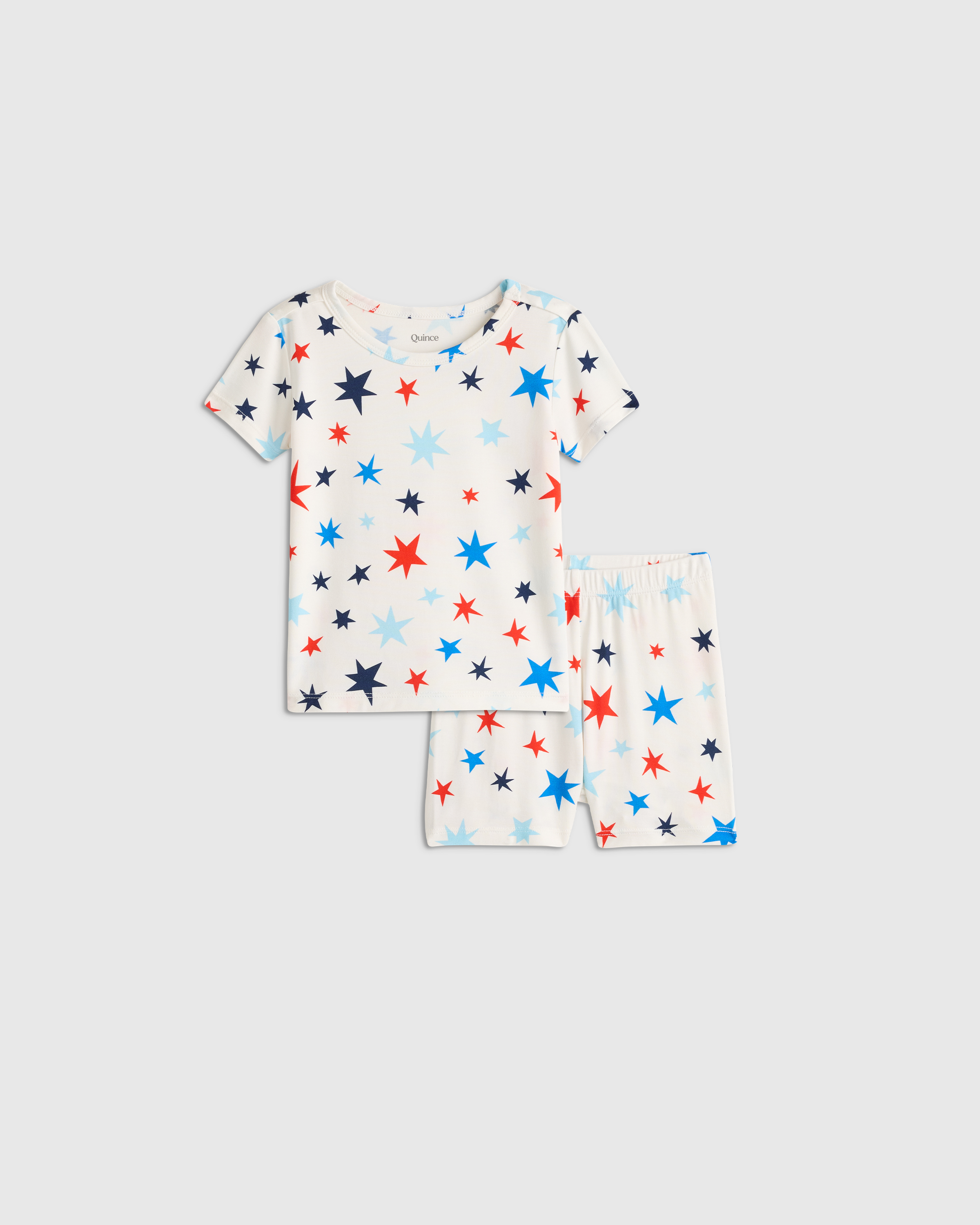 Star Burst Bamboo Short Sleeve and Shorts Pajama Set