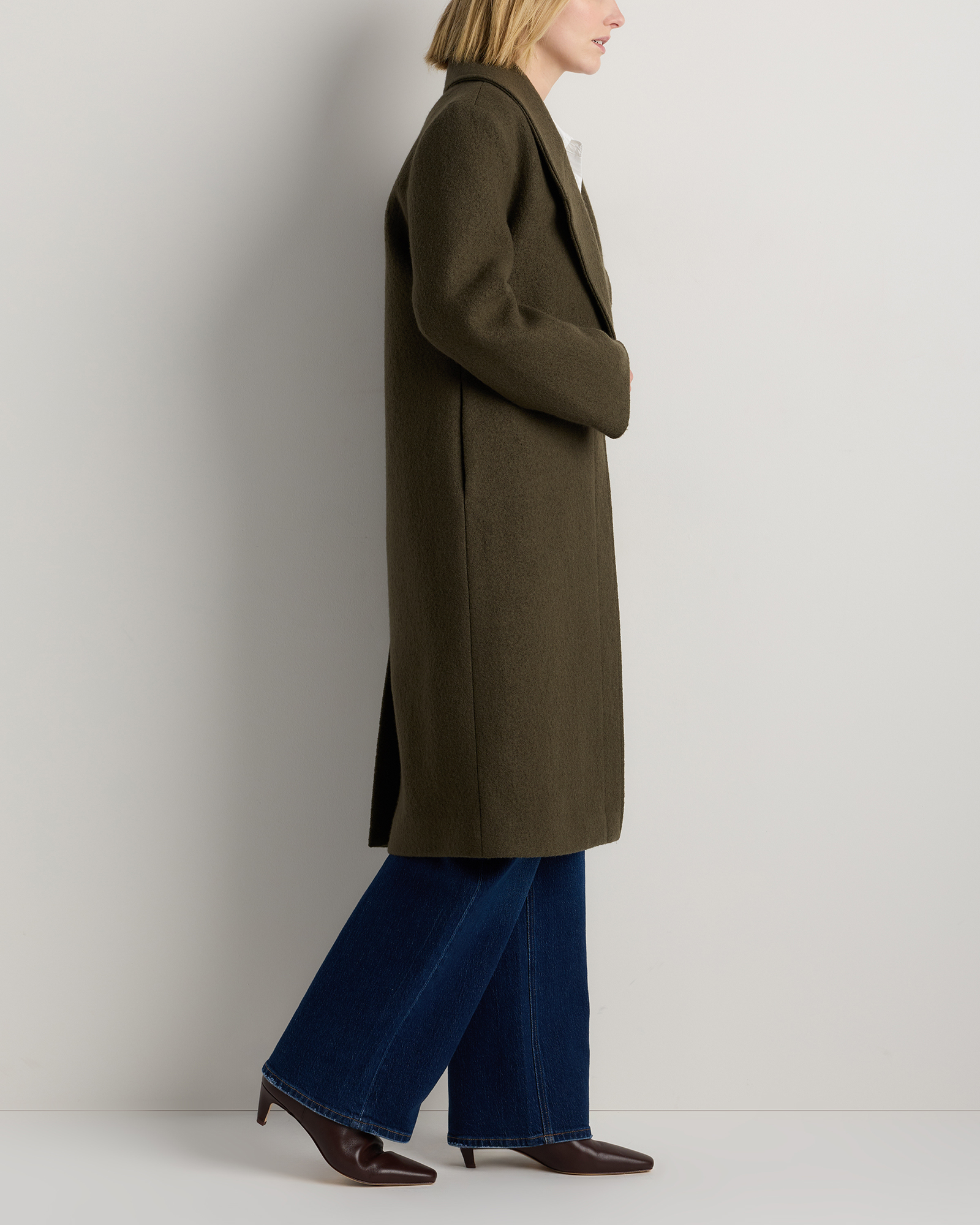 ジャケット・アウター shiun WOOL SHAWL COLLAR COAT 中古・古着通販】shiun (シウン) WOOL SHAWL COLLAR COAT