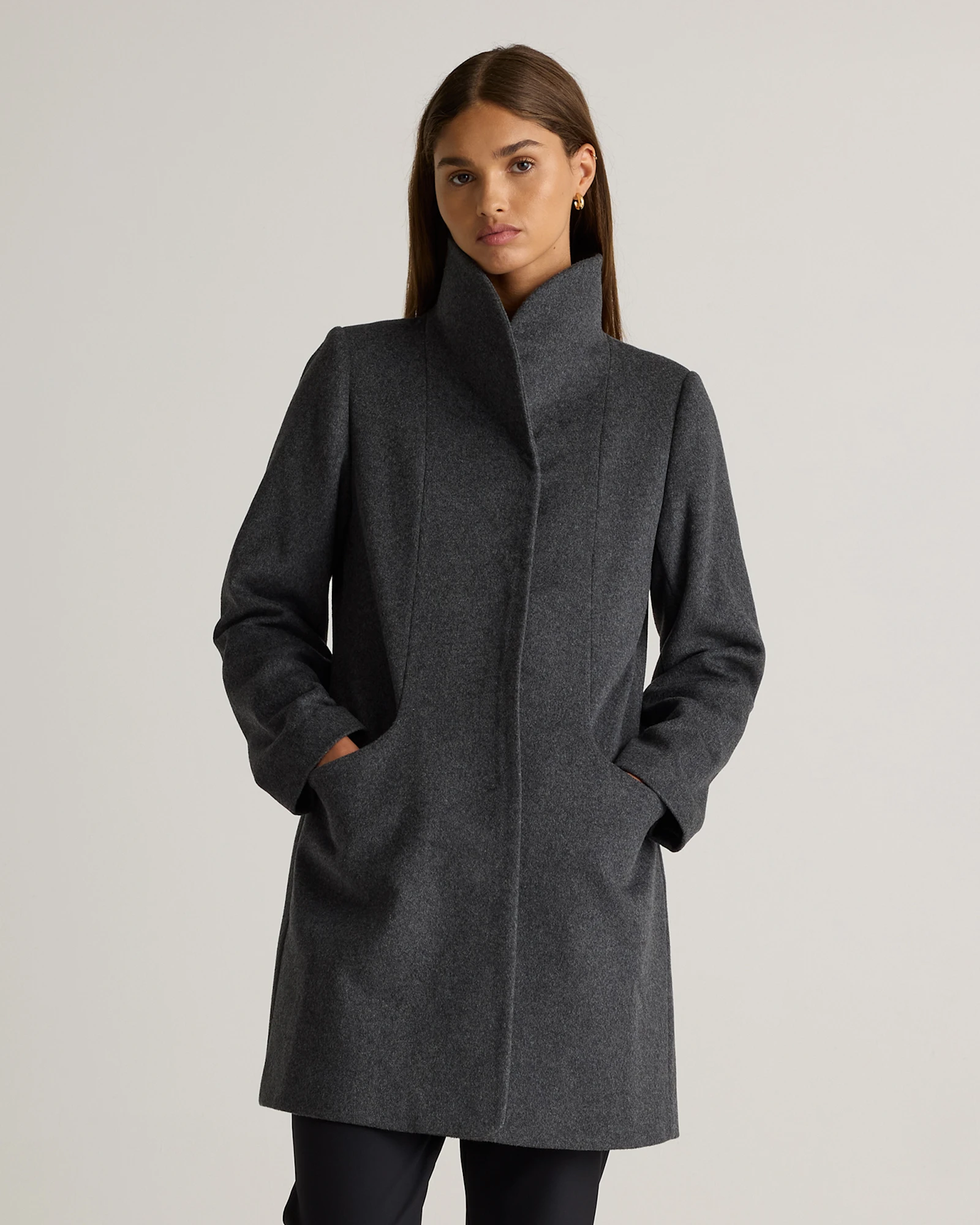 Italian Wool Cocoon Coat