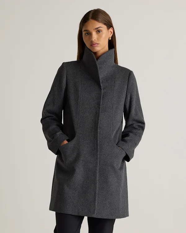 Italian Wool Cocoon Coat