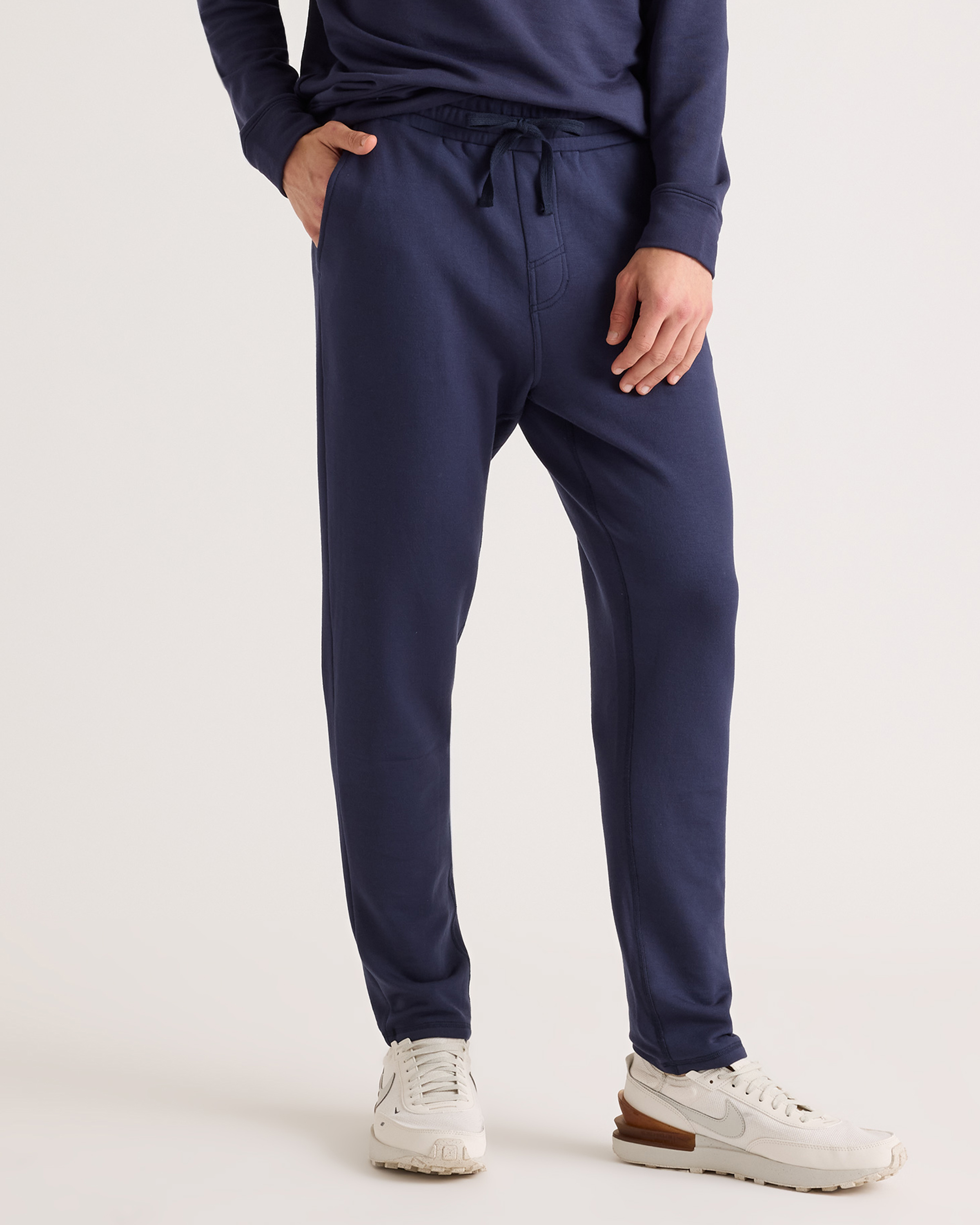 Quince Men's Supersoft Fleece Sweatpants In Navy