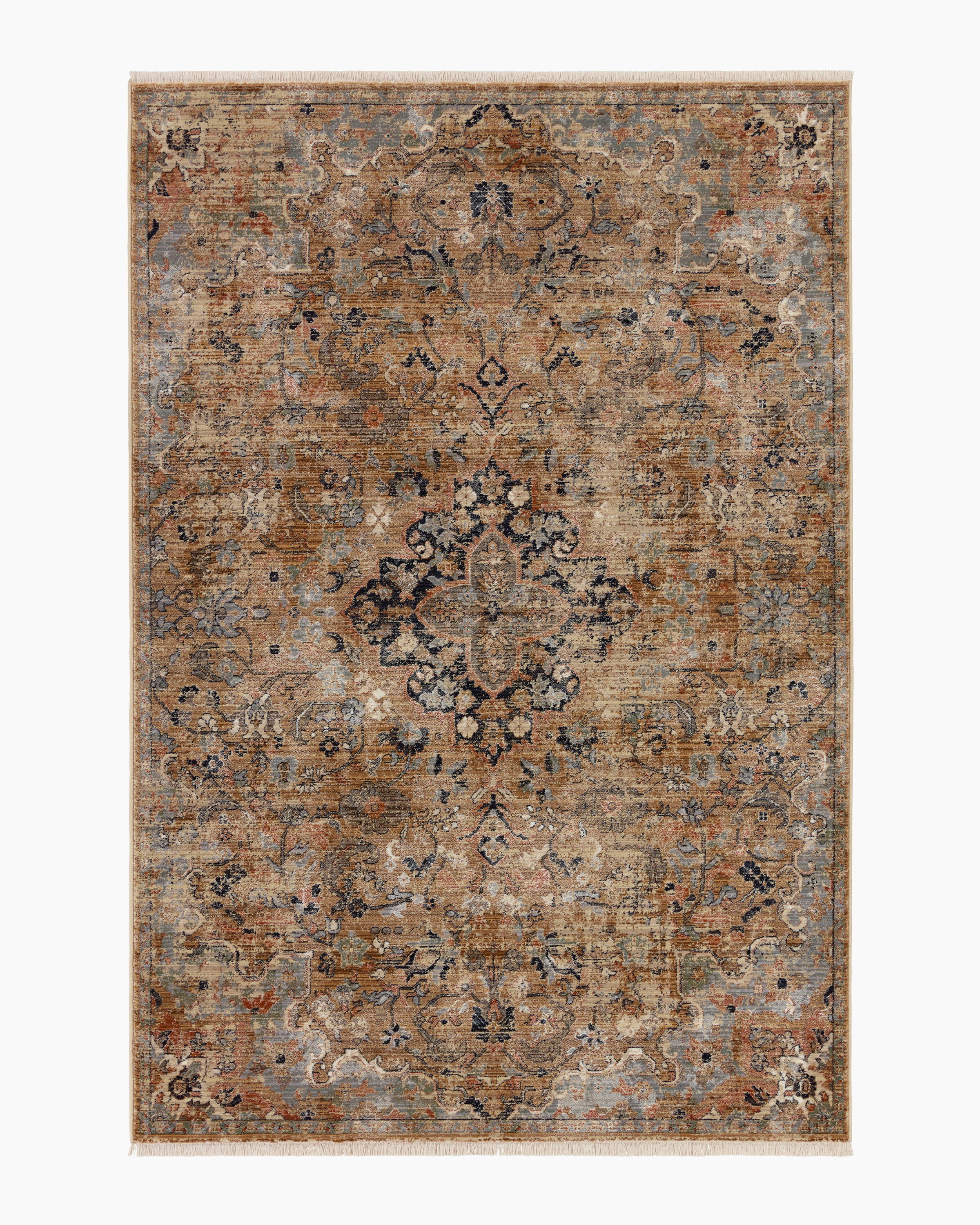 Spice/Gold Sari Performance Rug