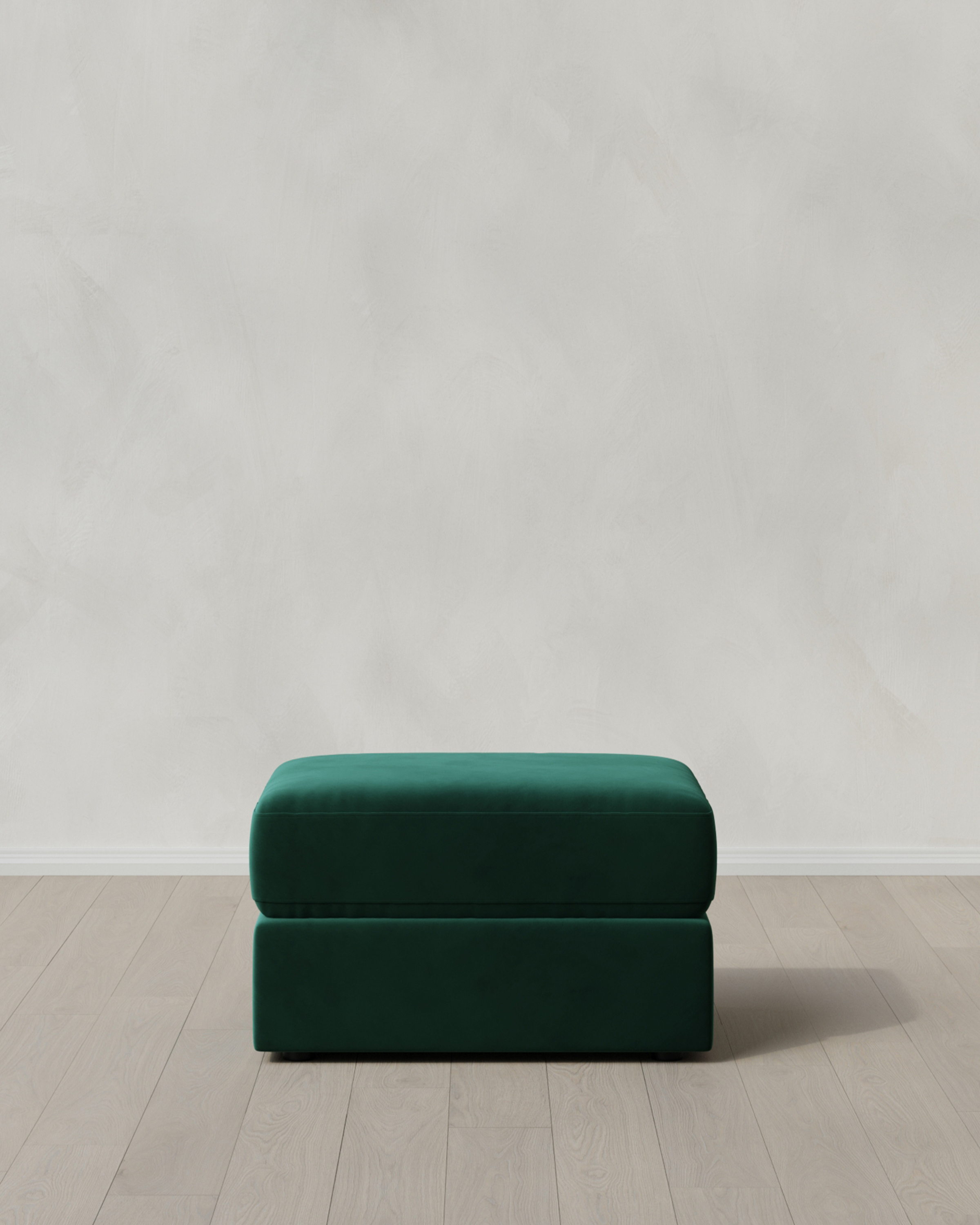 Spruce Ashford Deep Seat Ottoman in Performance Velvet