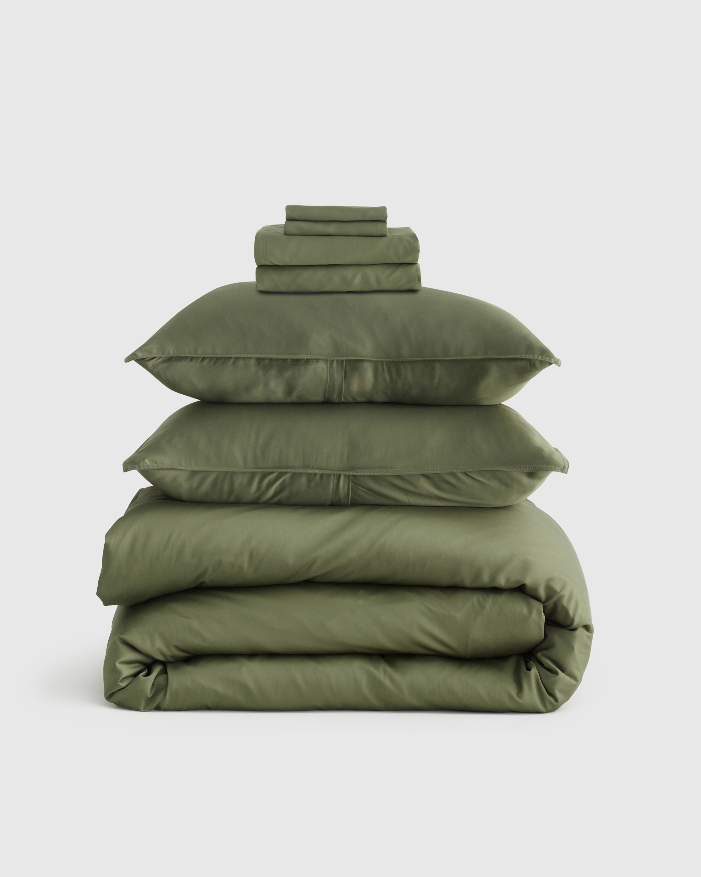 Olive Bamboo Deluxe Bedding Bundle