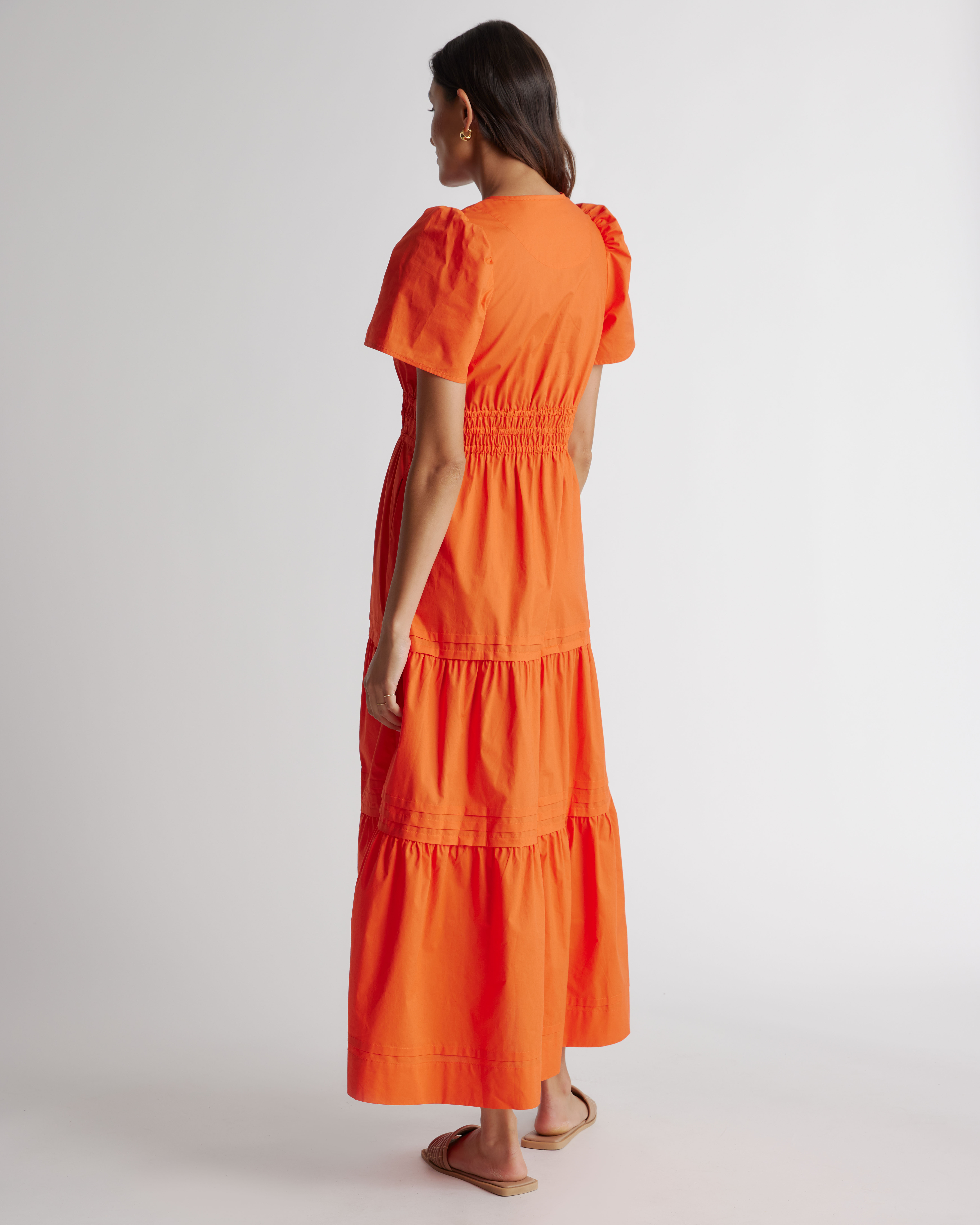 Deauville Gathered Long Dress