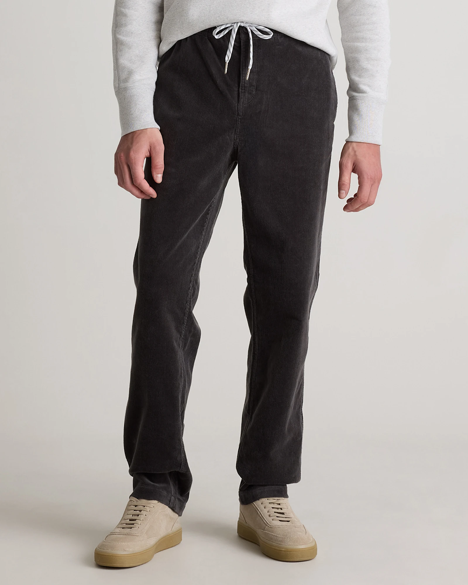 Organic Stretch Corduroy Drawstring Trouser