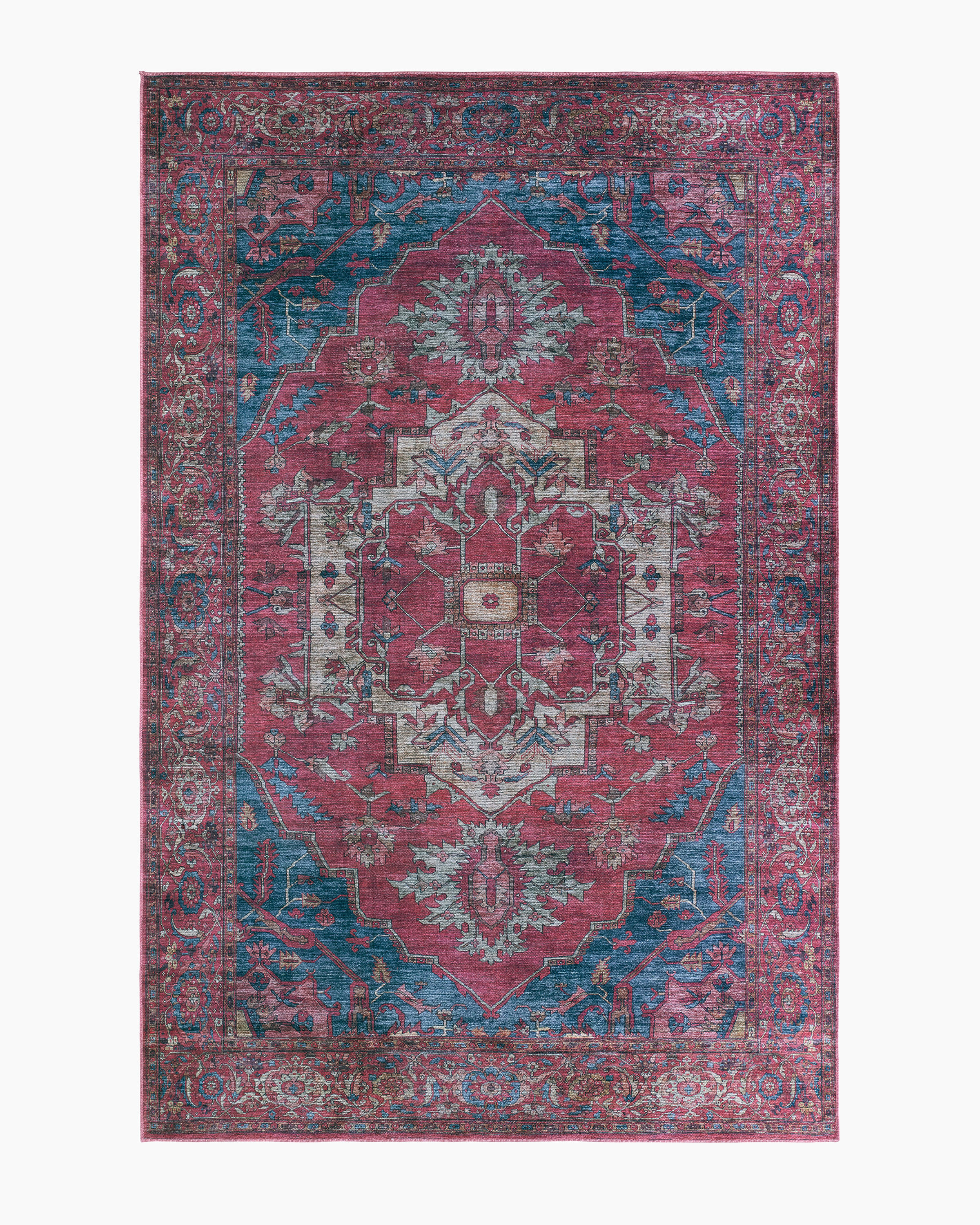 Wine/Indigo Ramona Performance Rug