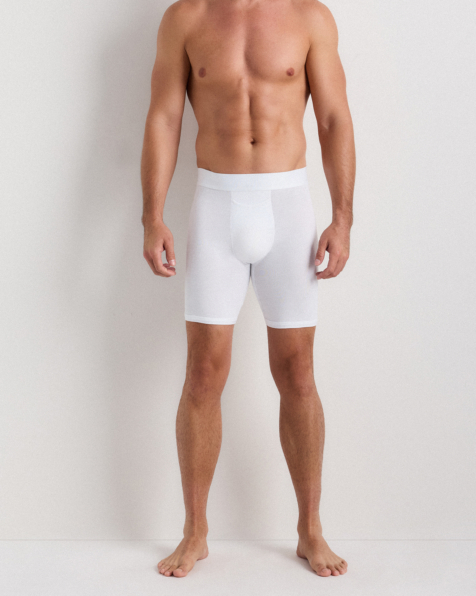 Classic White Micromodal 6" Boxer Brief (3-pack)