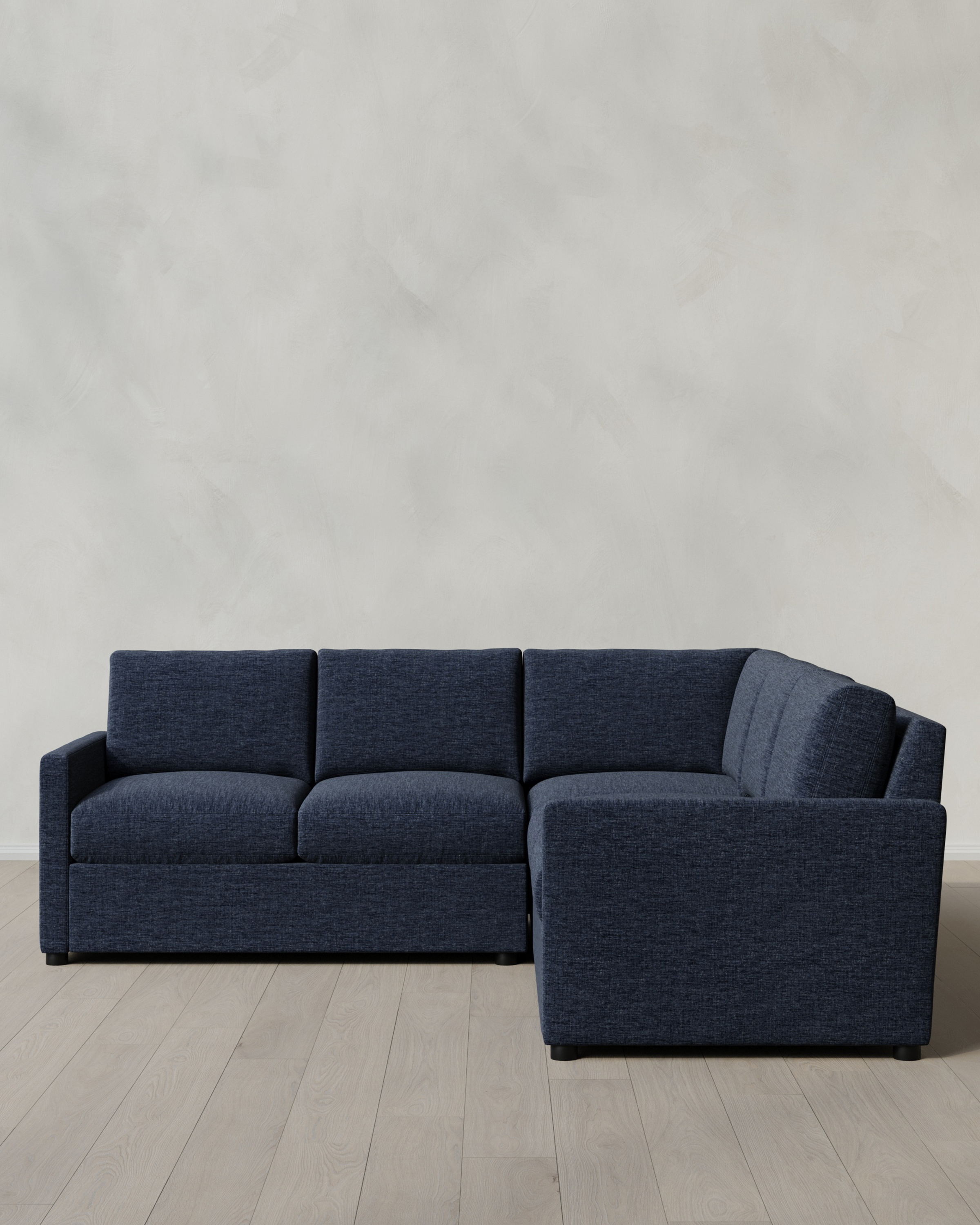 Ink Brennan L Sectional in Performance Chenille Linen Blend