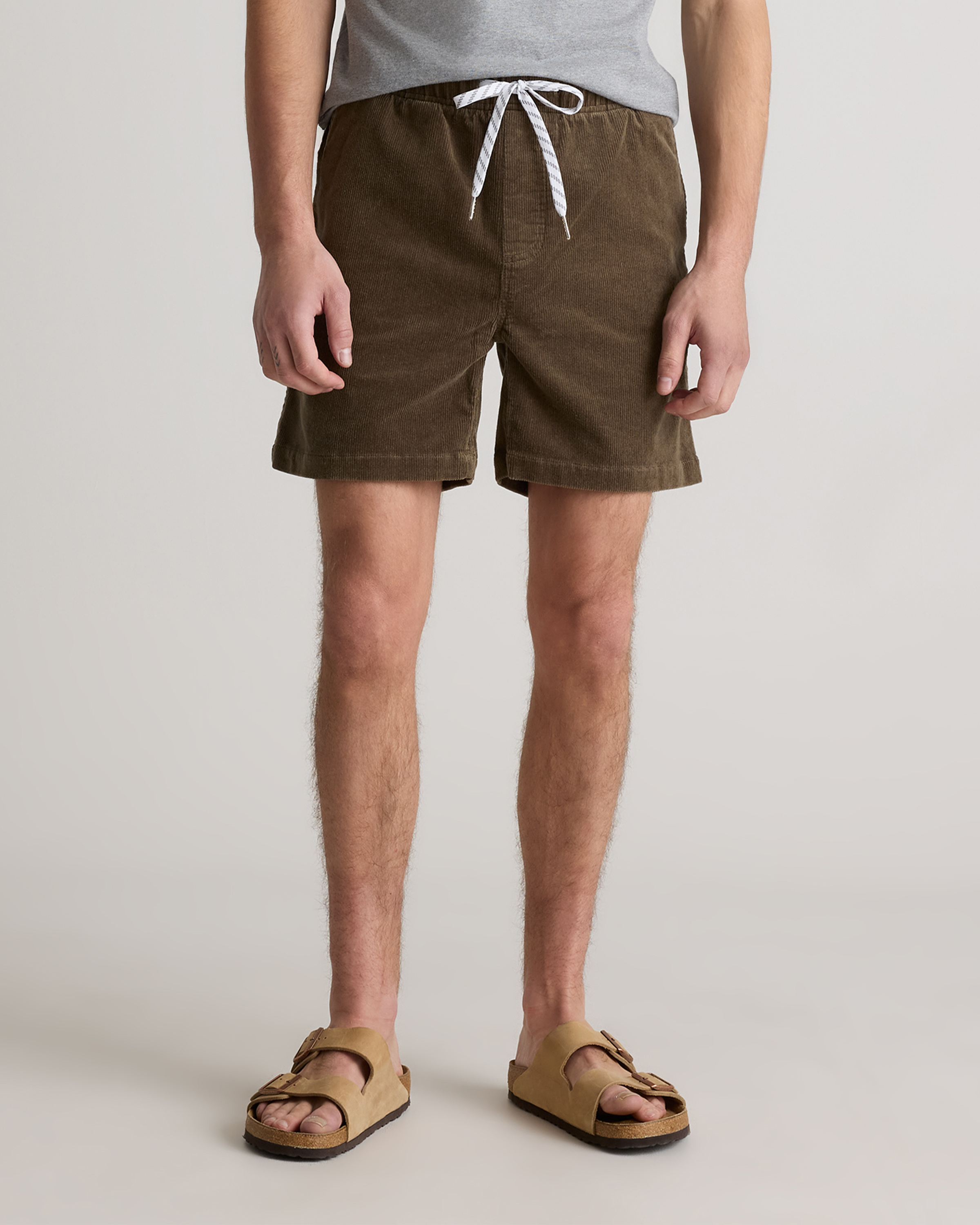 Seaweed Organic Stretch Corduroy Shorts - 6"