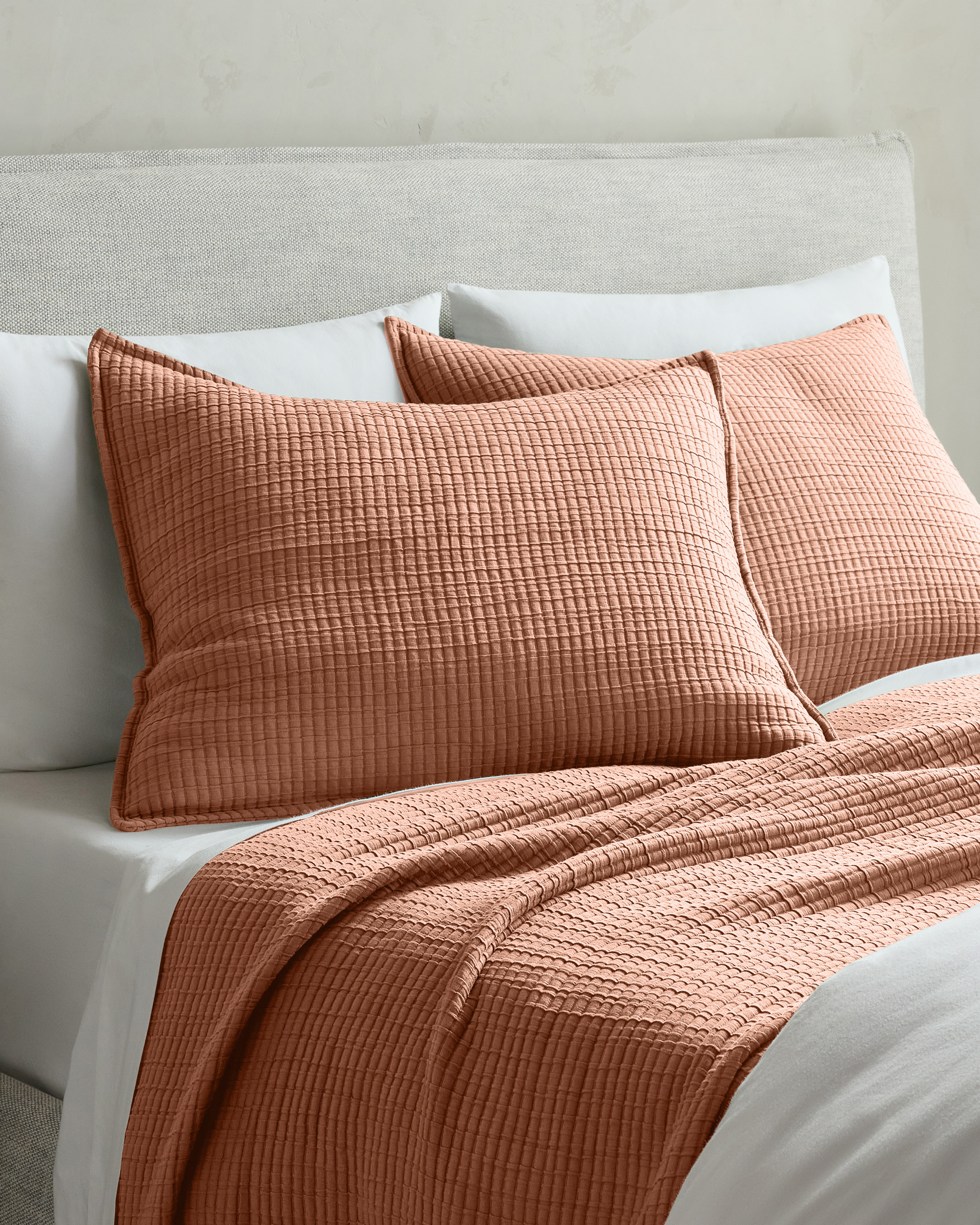 Sedona Organic Ribbed Cotton Shams