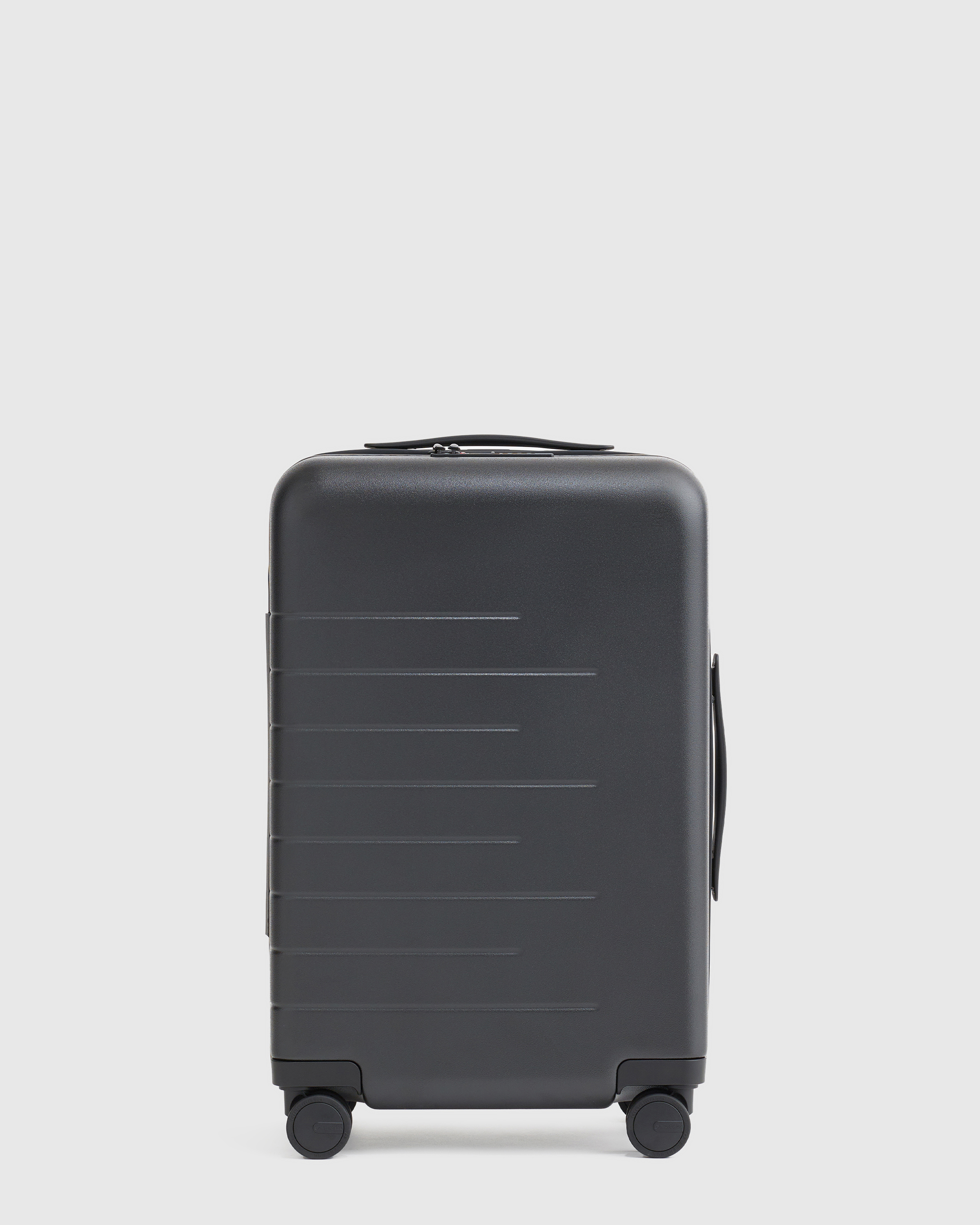Black Expandable Small Carry-On Suitcase