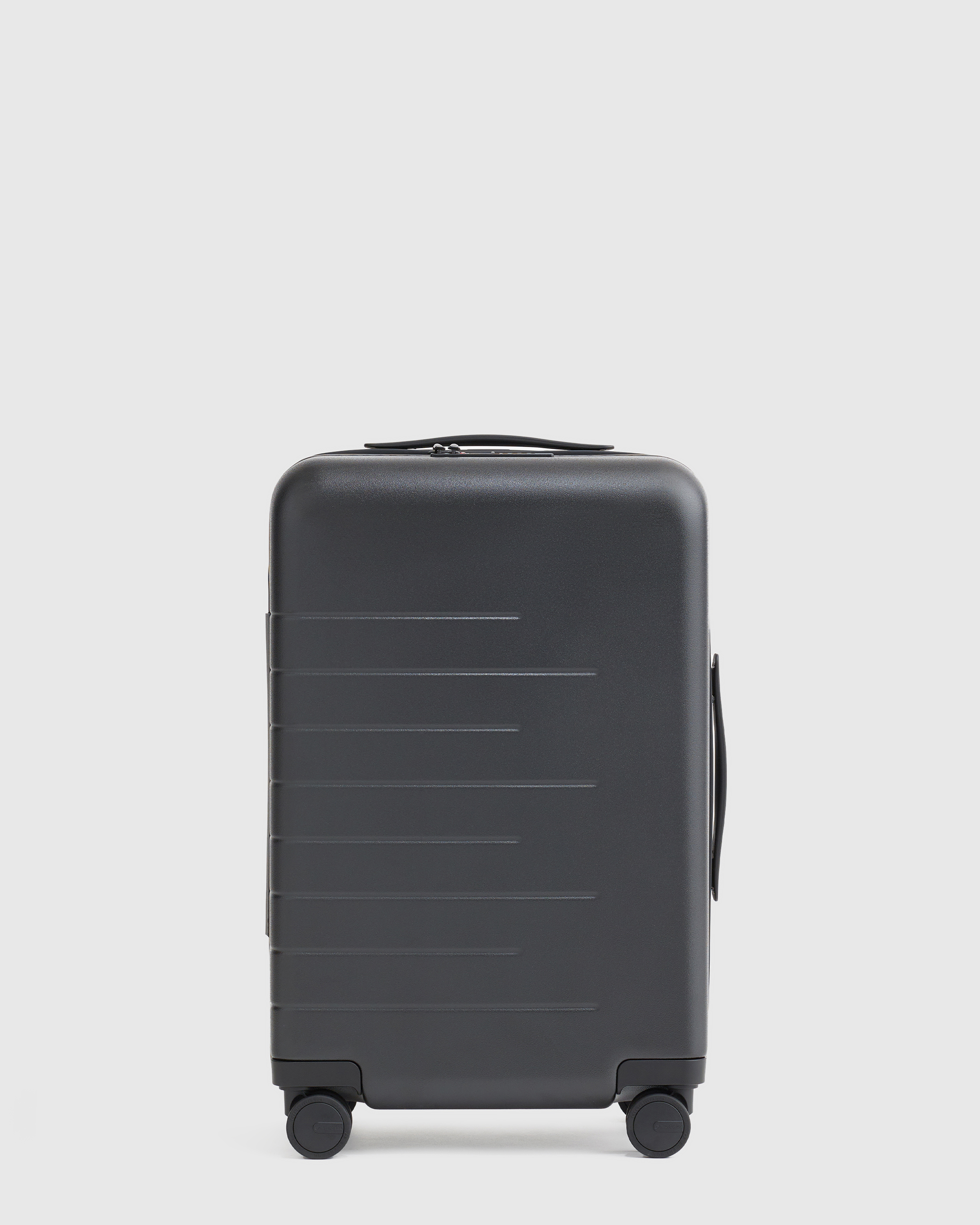 Black Expandable Small Carry-On Suitcase