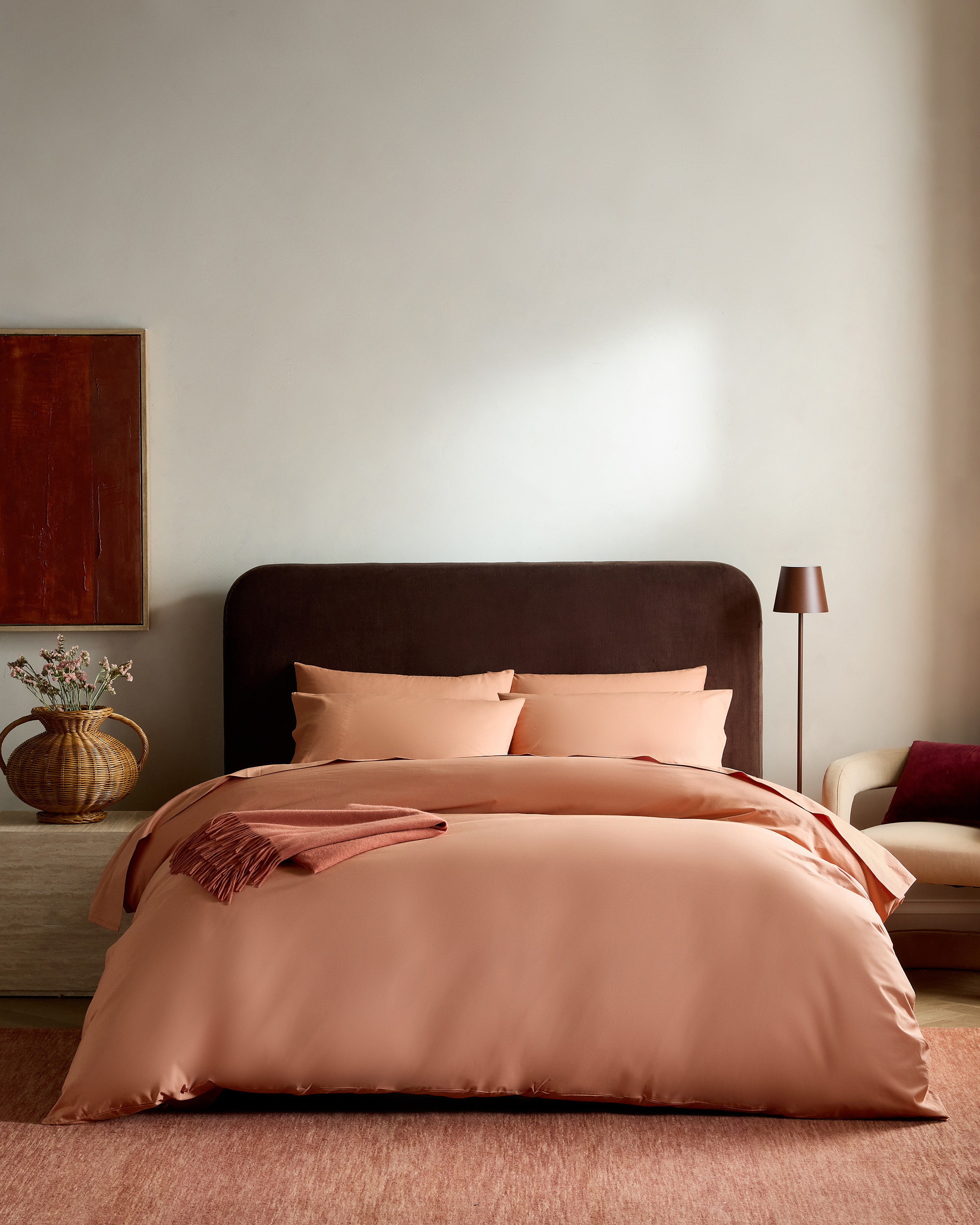 Sedona Organic Crisp Percale Deluxe Bedding Bundle