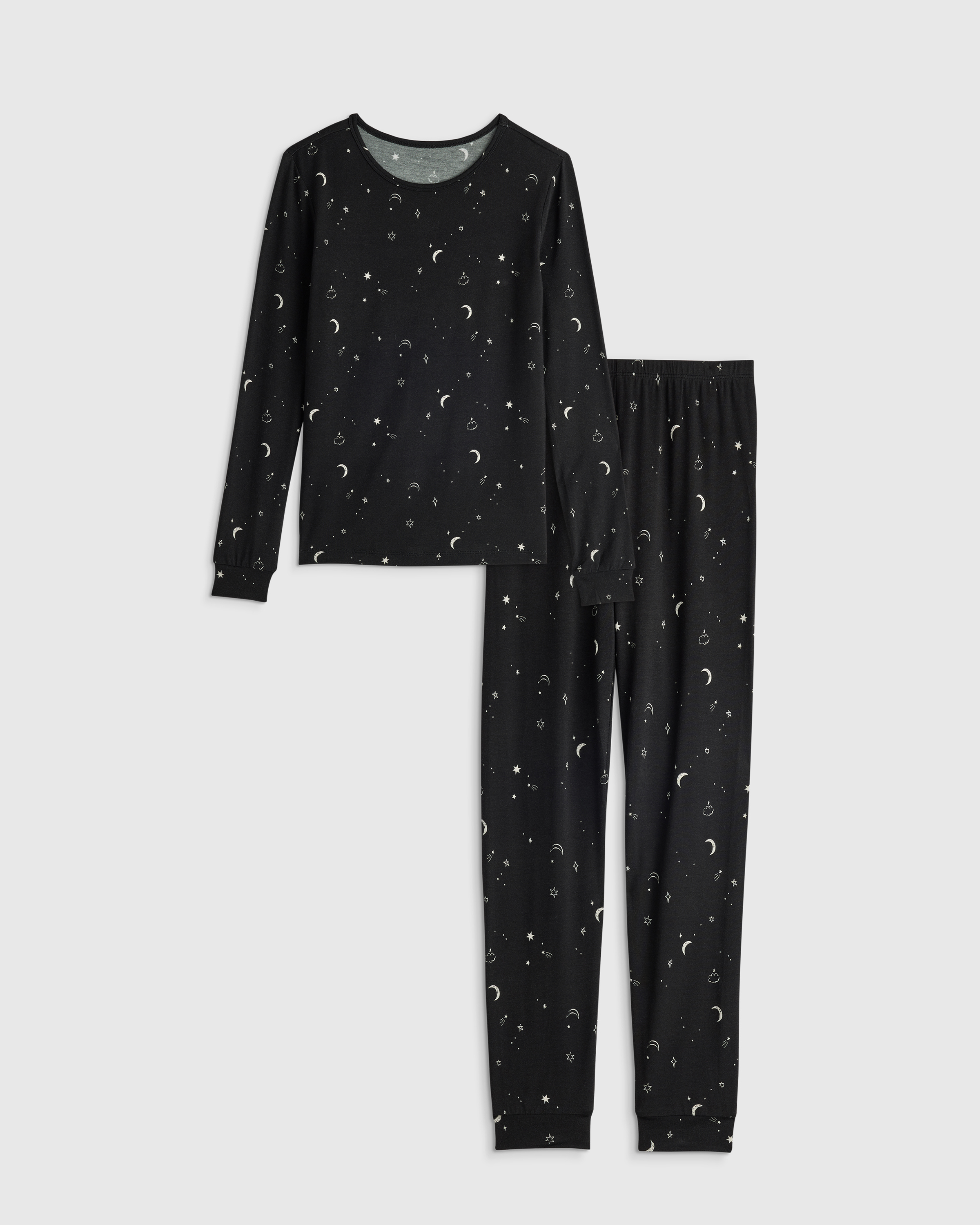 Night Sky Bamboo Long Sleeve and Pant Pajama Set