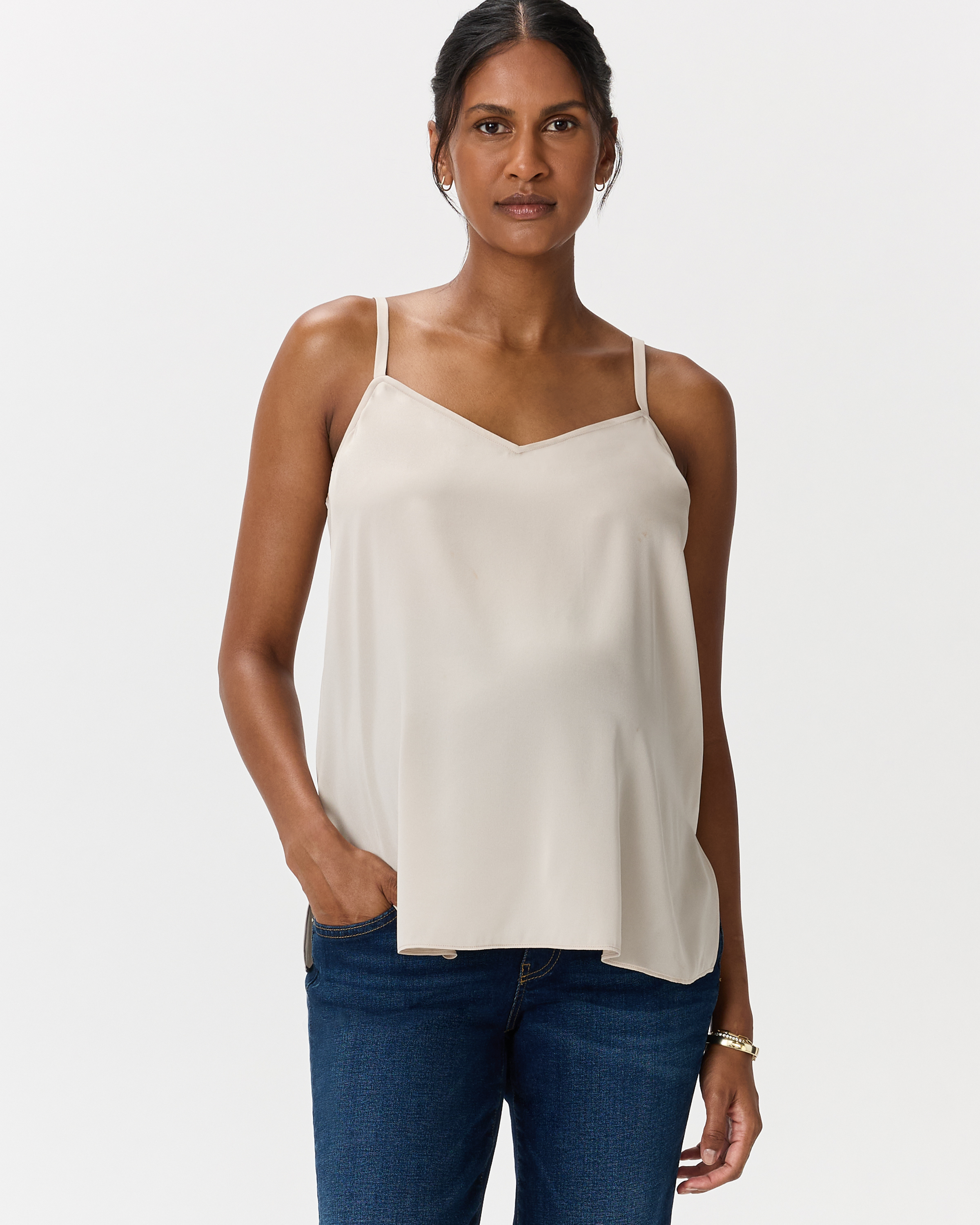 KnuthMarf × PALM cup in vneck camisole cup in vneck camisole/2color | KNUTH MARF
