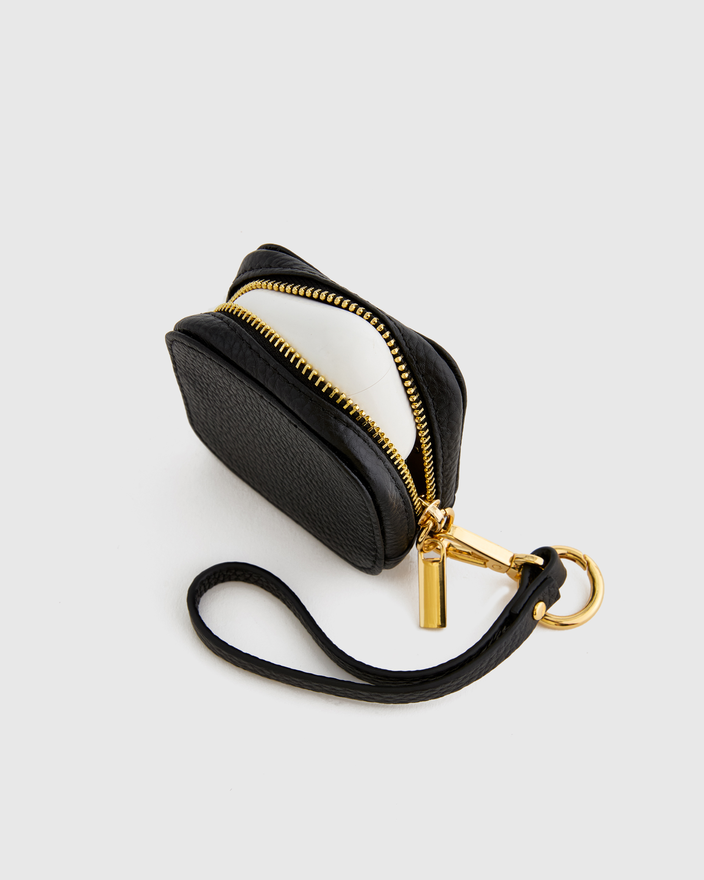 ヒ*ン様 DRIES VAN NOTEN | LEATHER AIRPOD CA Dries Van Noten Leather Airpod Case In Black - 45% Off