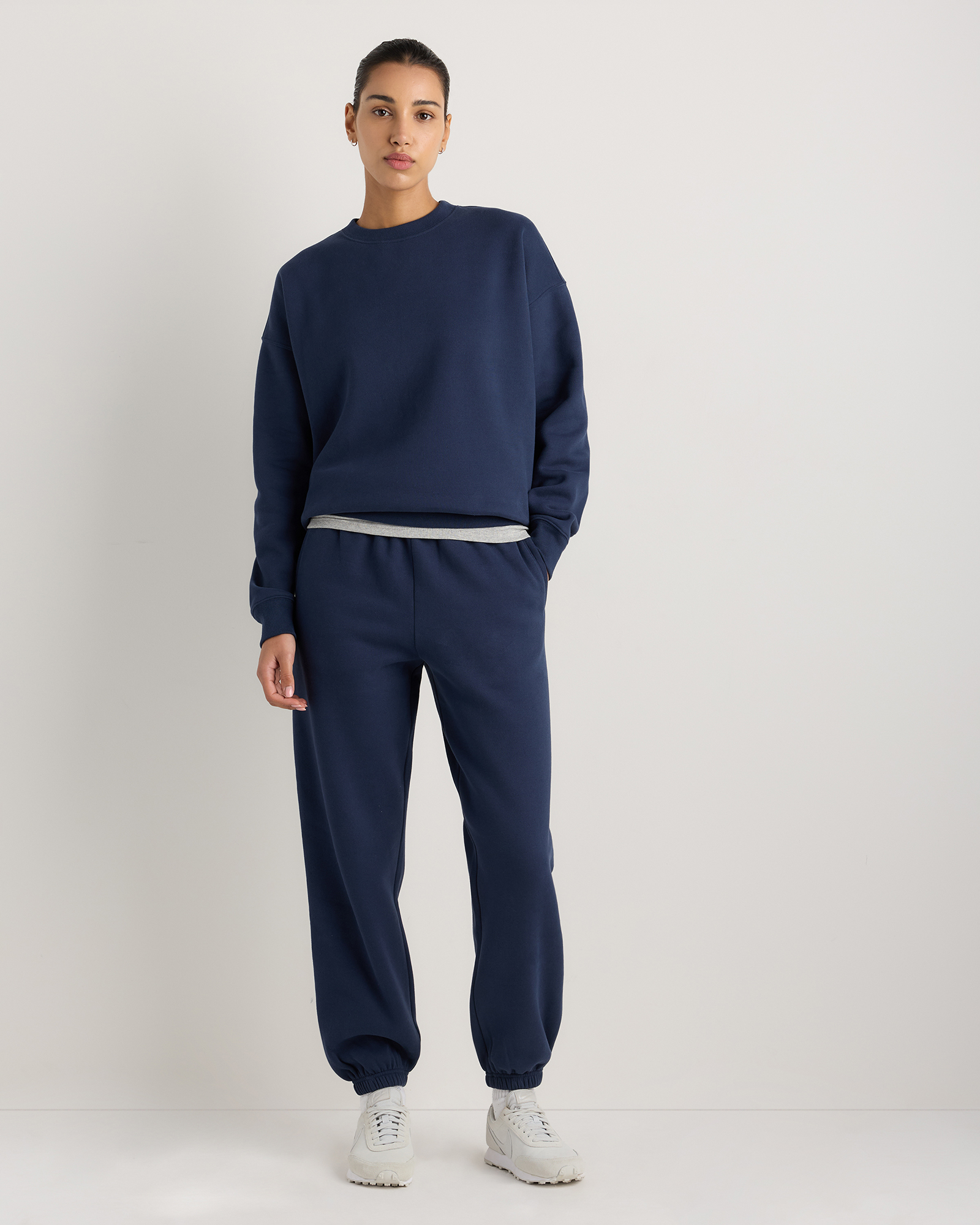 100% Organic Cotton Striped Crew Sweater