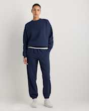 100% Organic Cotton Striped Crew Sweater