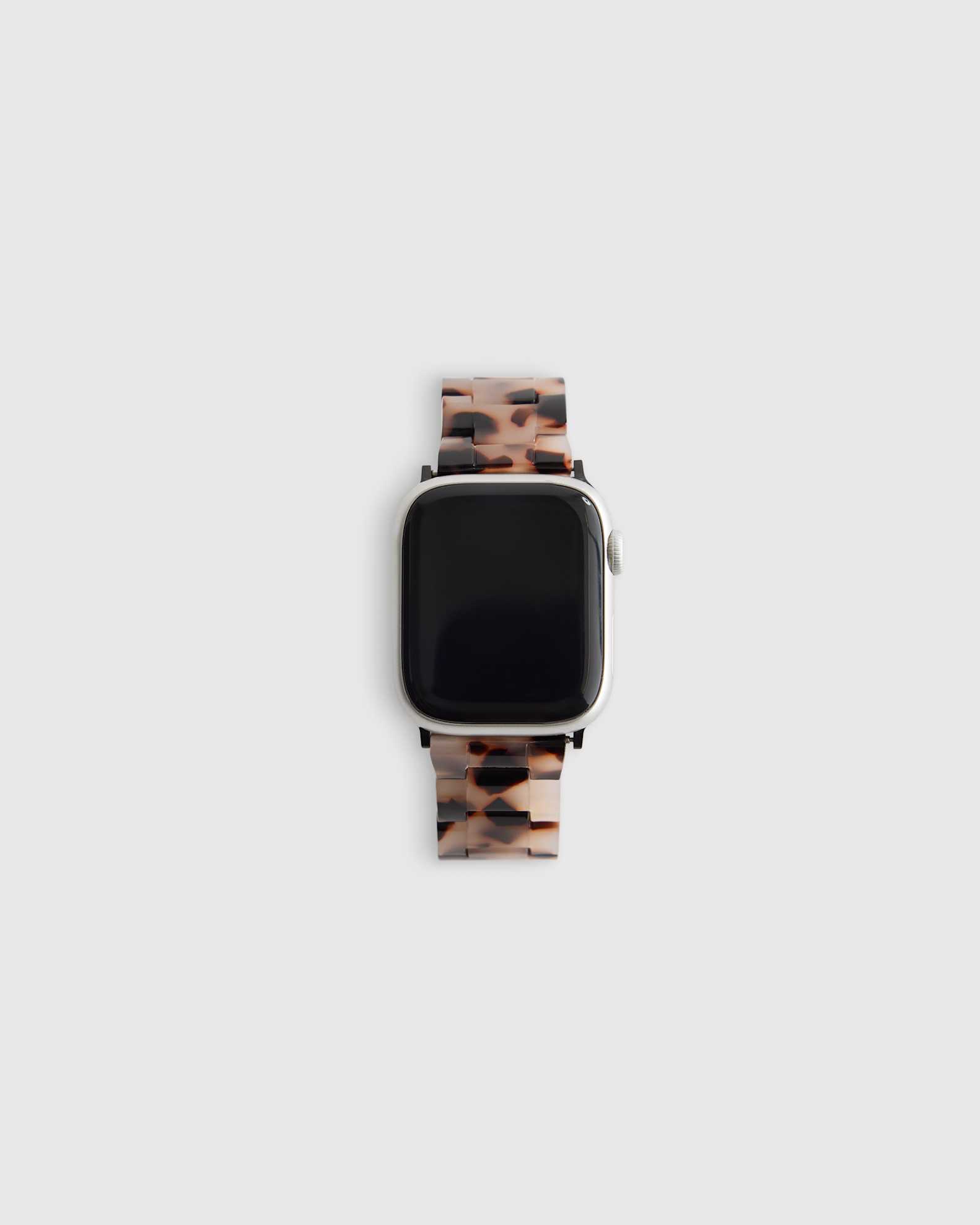Acetate Apple Watch Band in Grey Tortoise - Main Image
