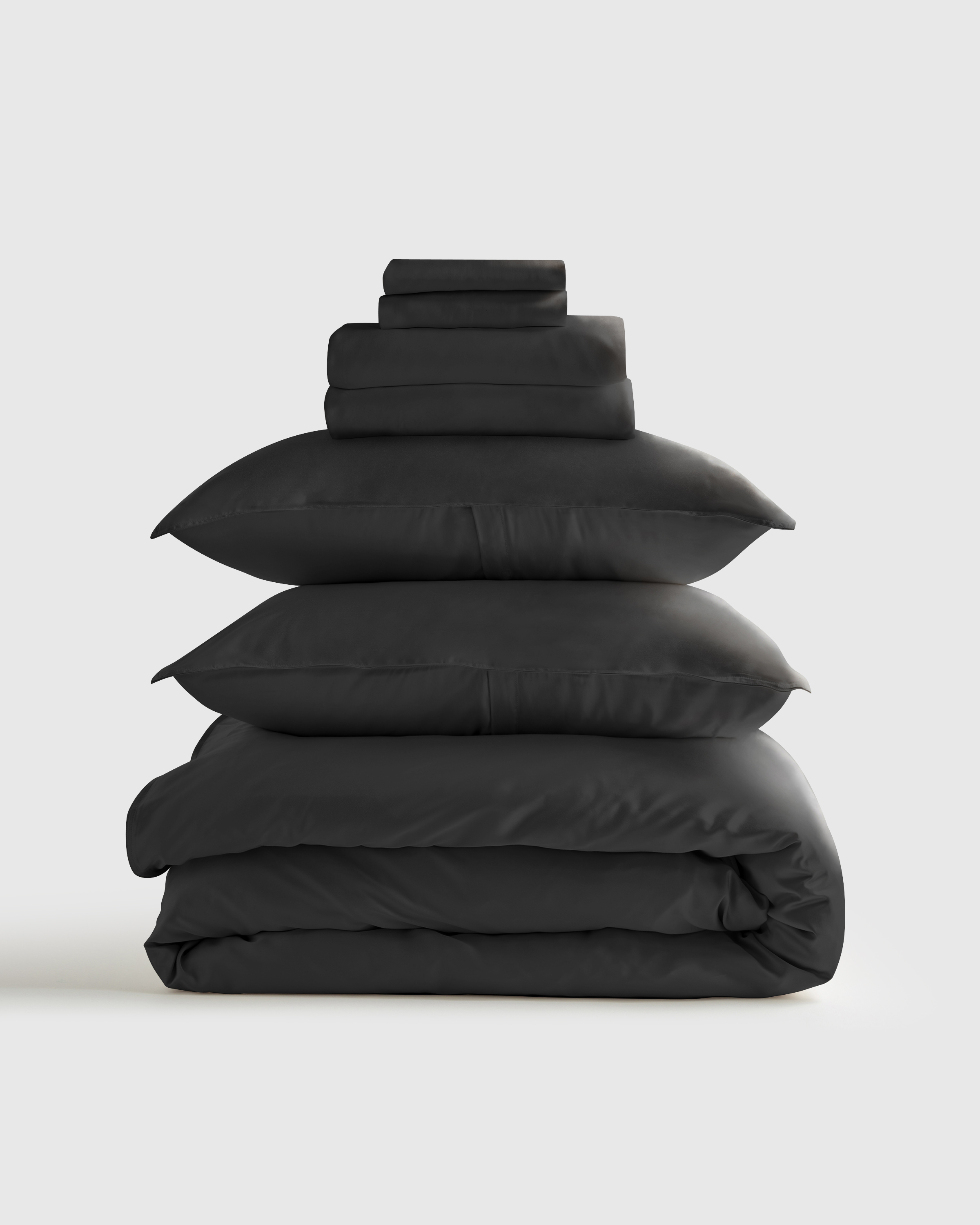 Bamboo Deluxe Bedding Bundle - King Size in Charcoal