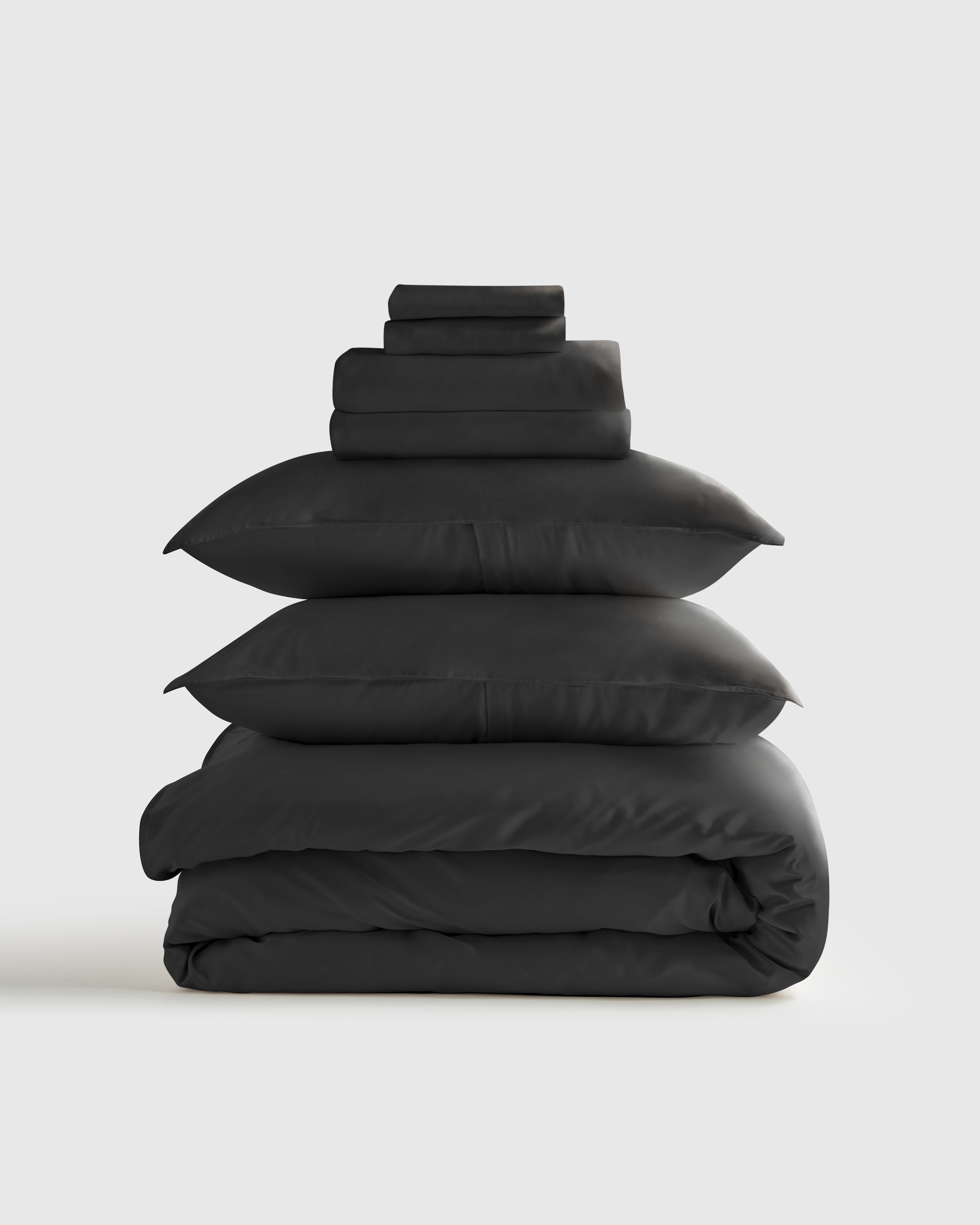 Charcoal Bamboo Deluxe Bedding Bundle