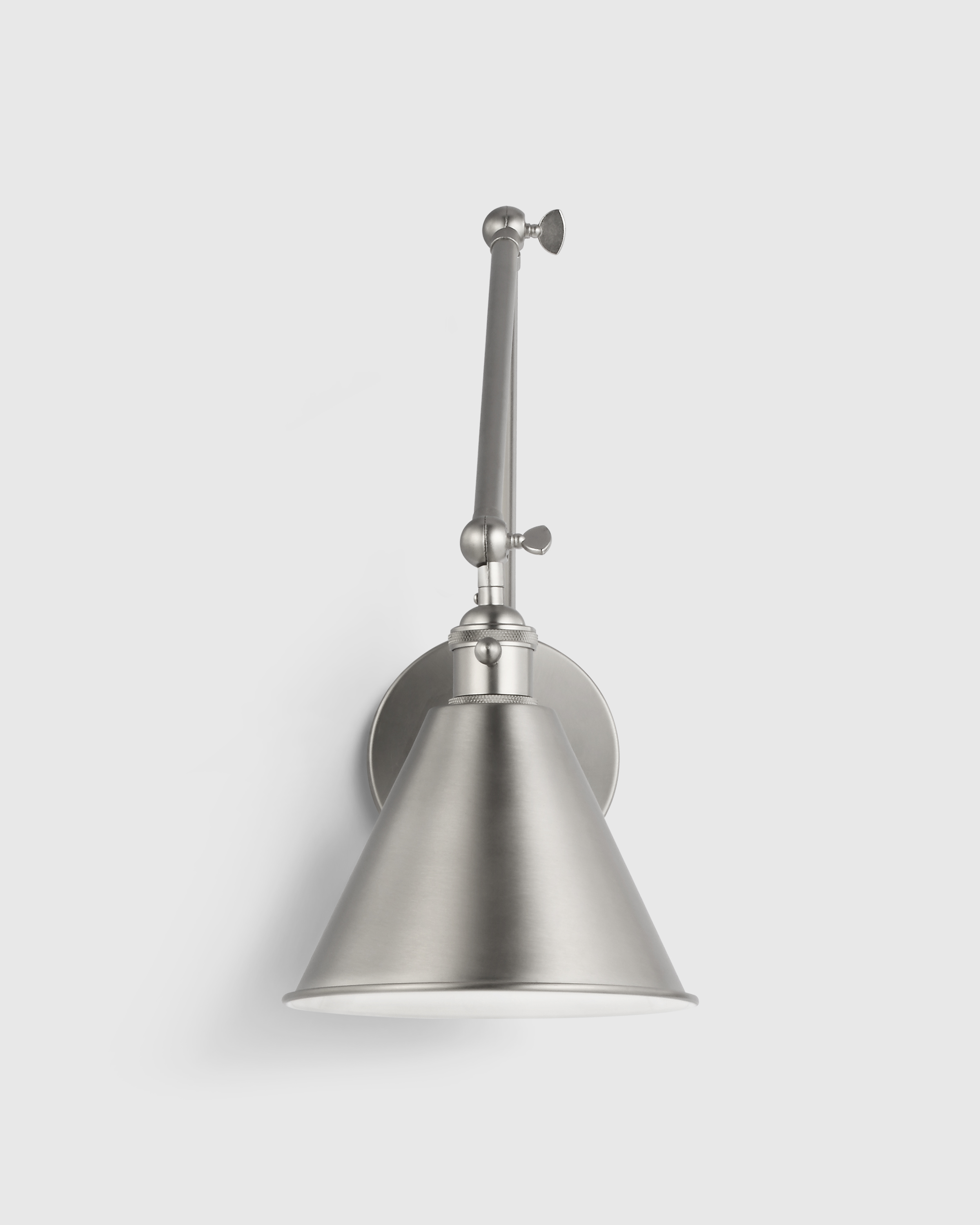 Articulating Double Arm Steel Wall Sconce - Thumbnail 3