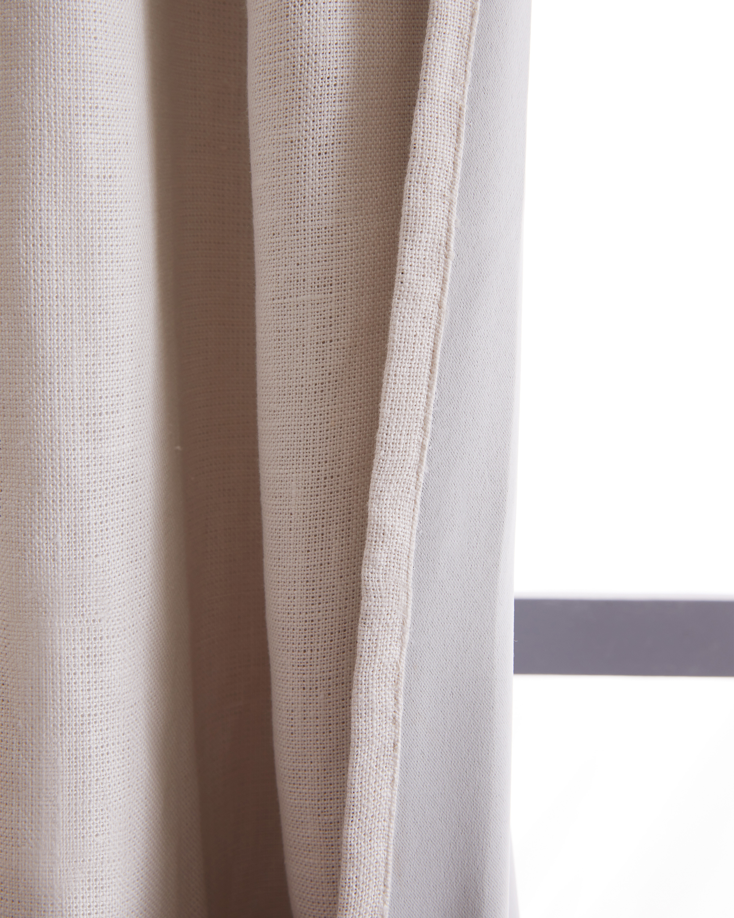 Curtains TexturedLinenBlackout Sand 1313
