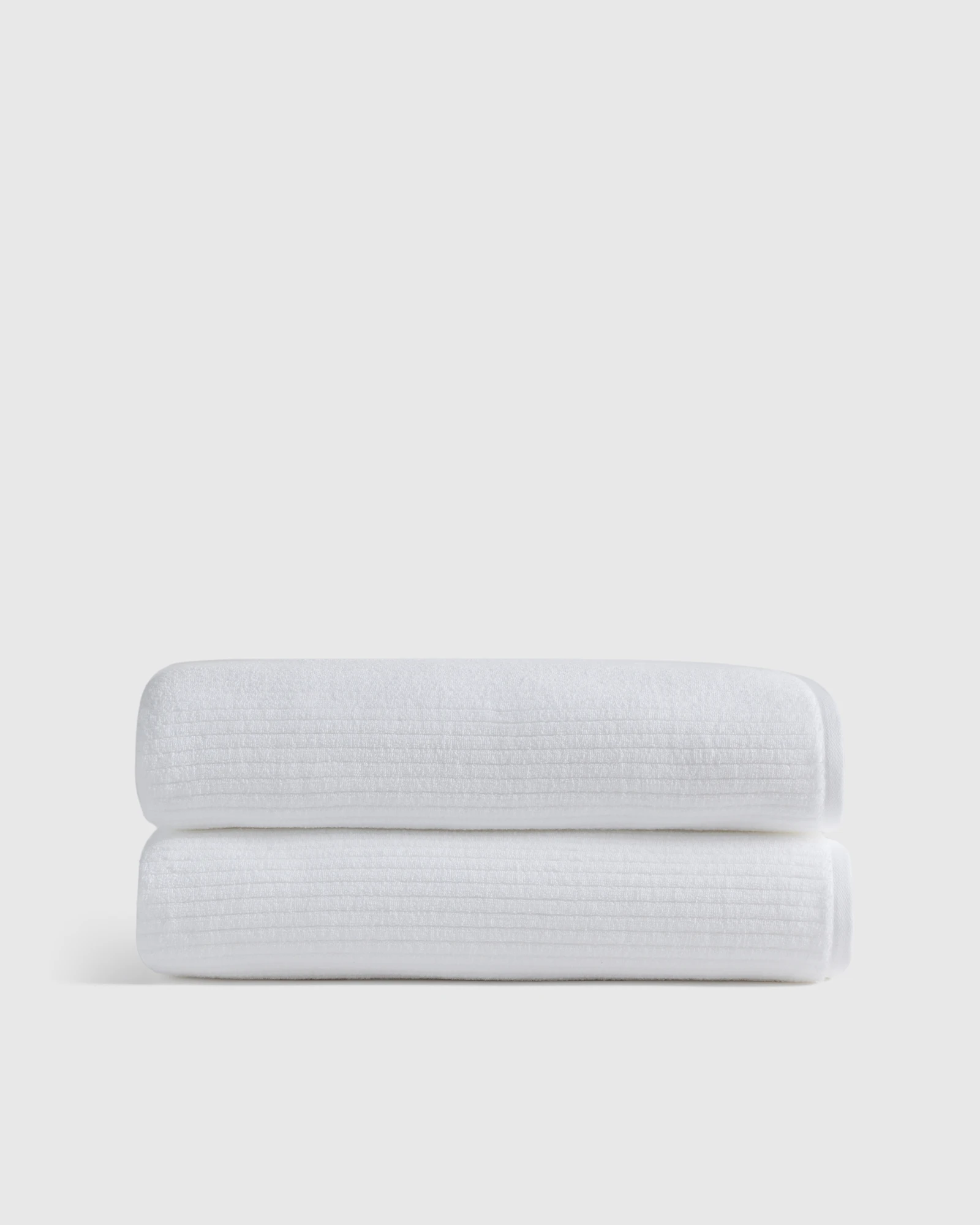 Ribbed Organic Turkish Cotton Bath Sheet (Set of 2)