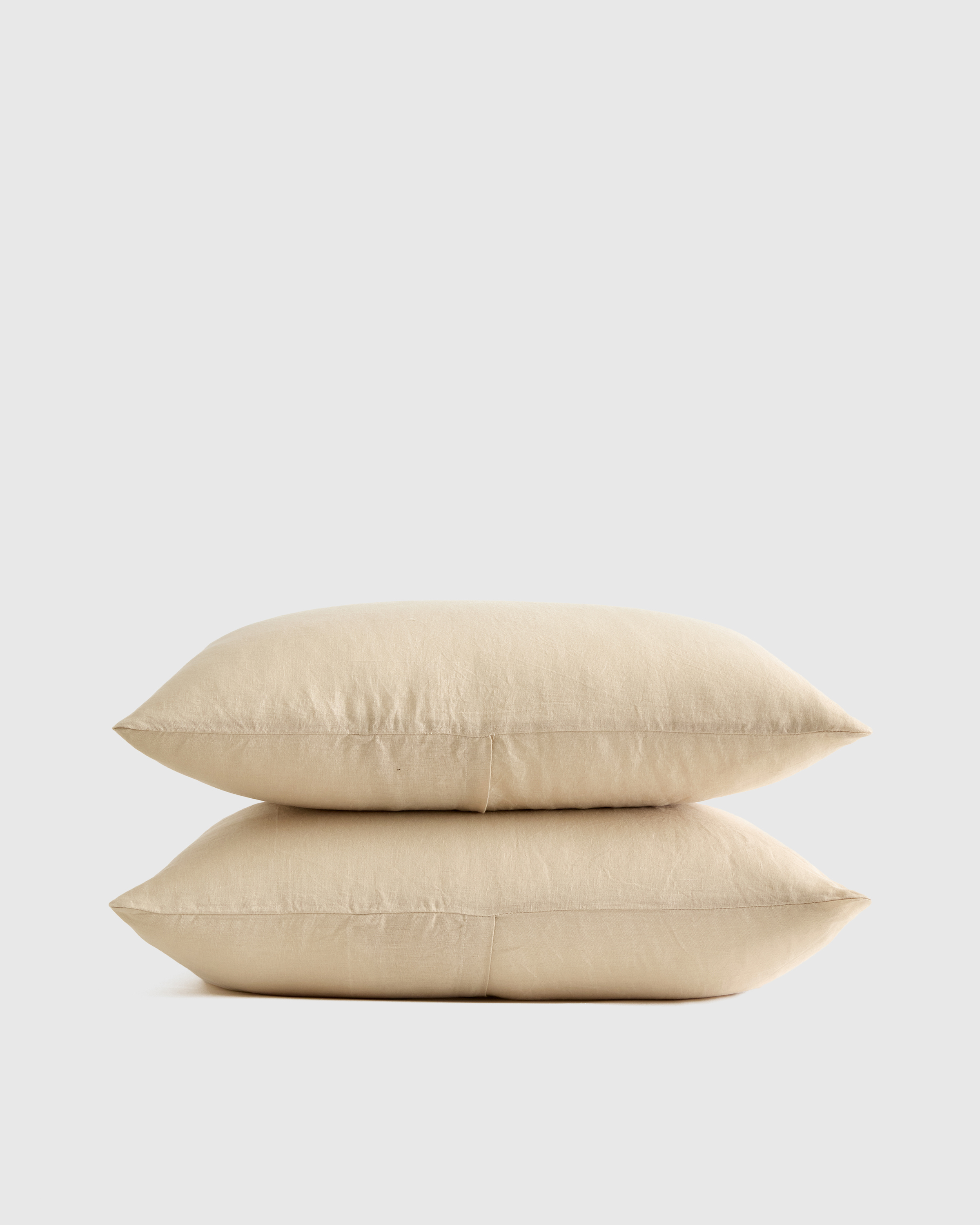 Oat European Linen Sham Set