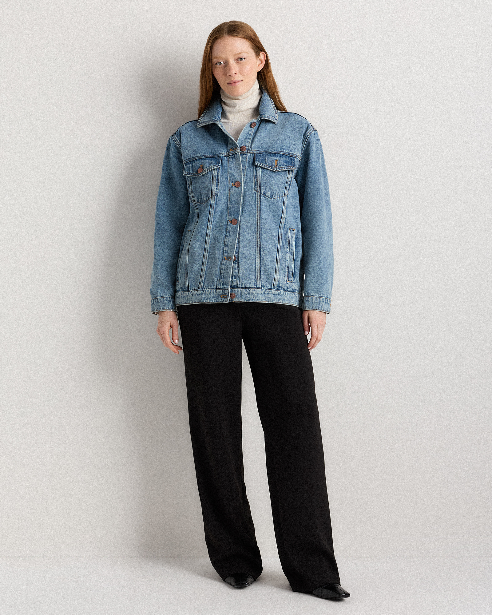 100% Organic Cotton Oversized Denim Jacket