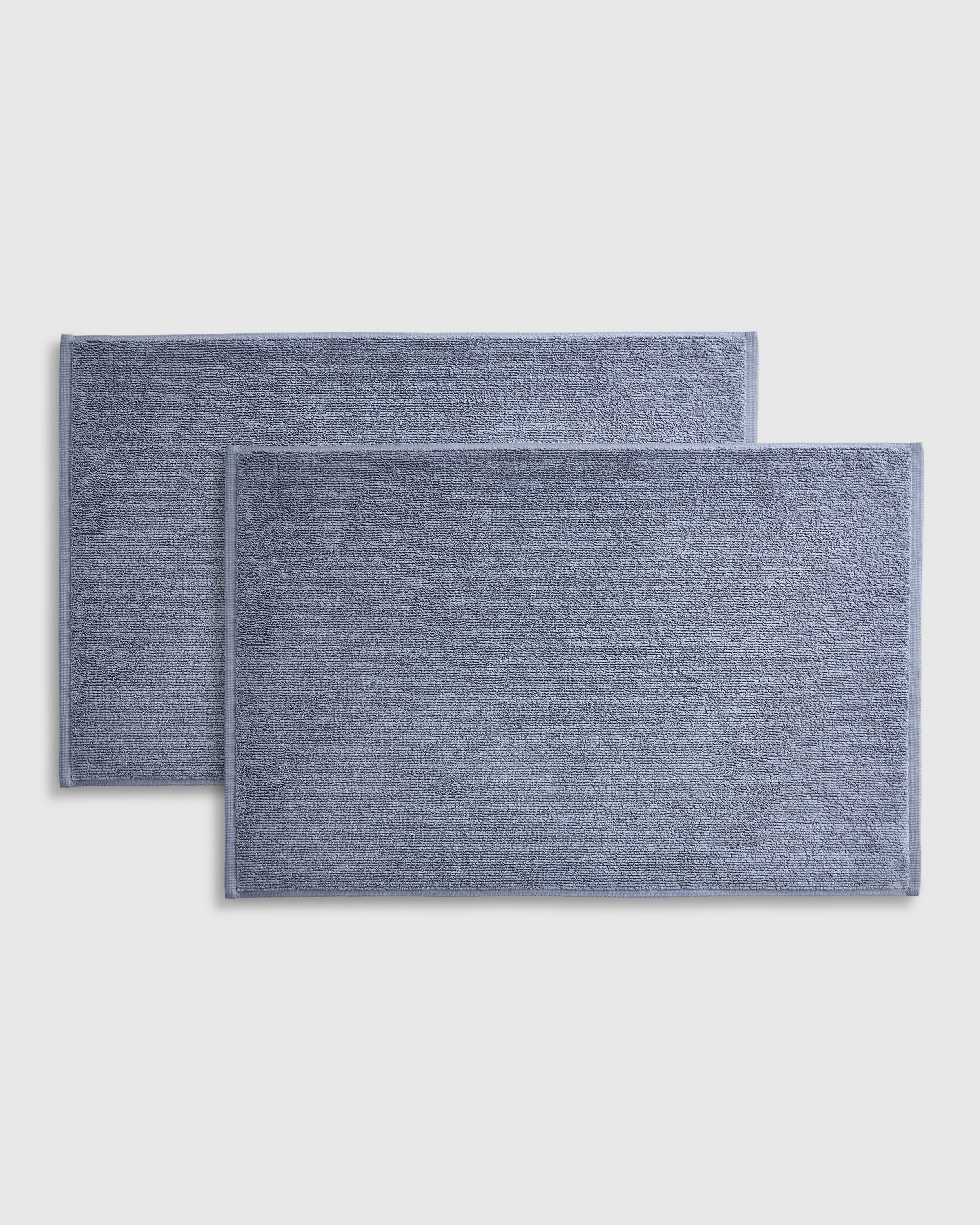 Mineral Ribbed Quick Dry Bath Mat (Set of 2)
