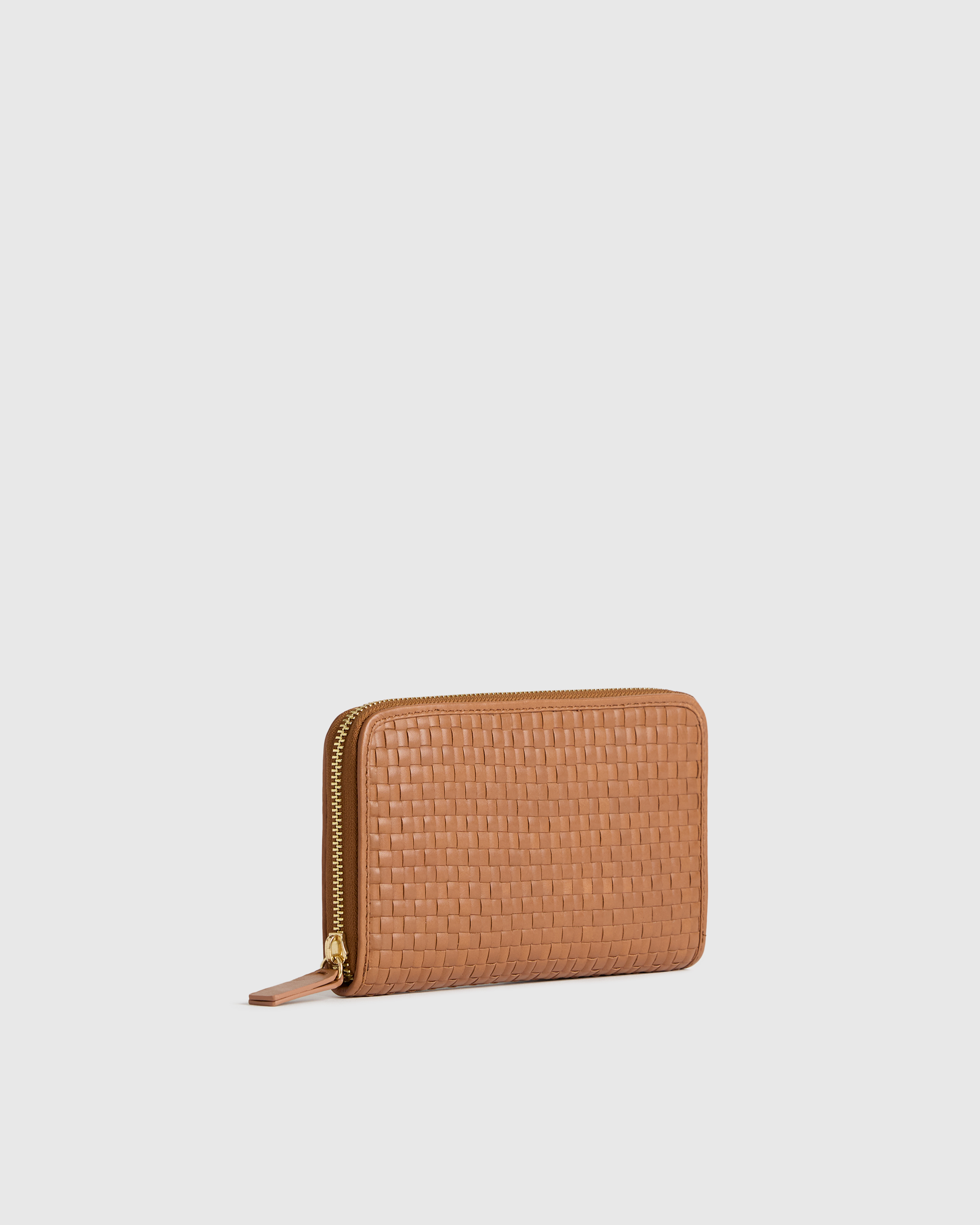 Italian Leather Handwoven Continental Wallet - Thumbnail 3