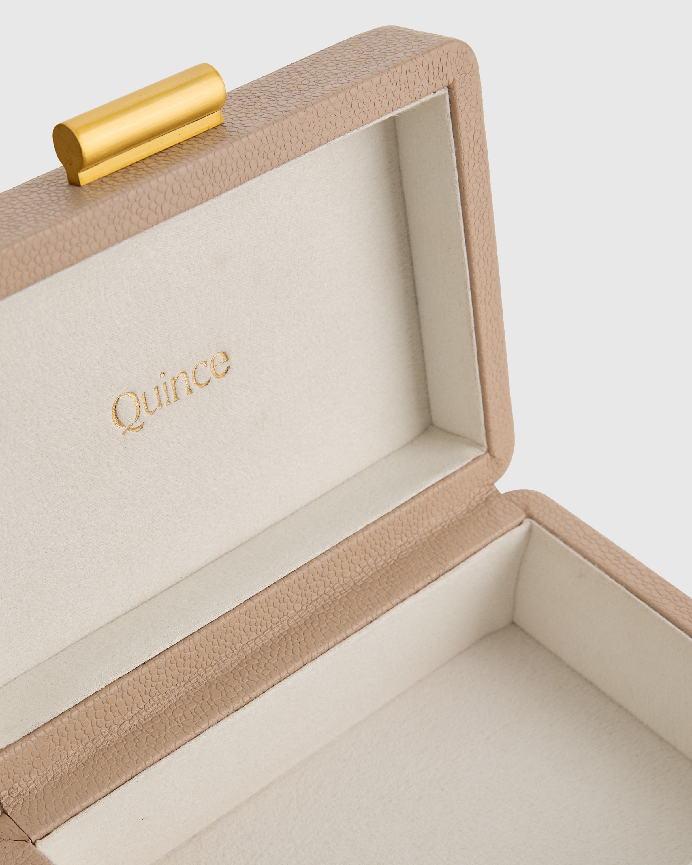 Shagreen Leather Decorative Boxes (Set of 2) in Blush