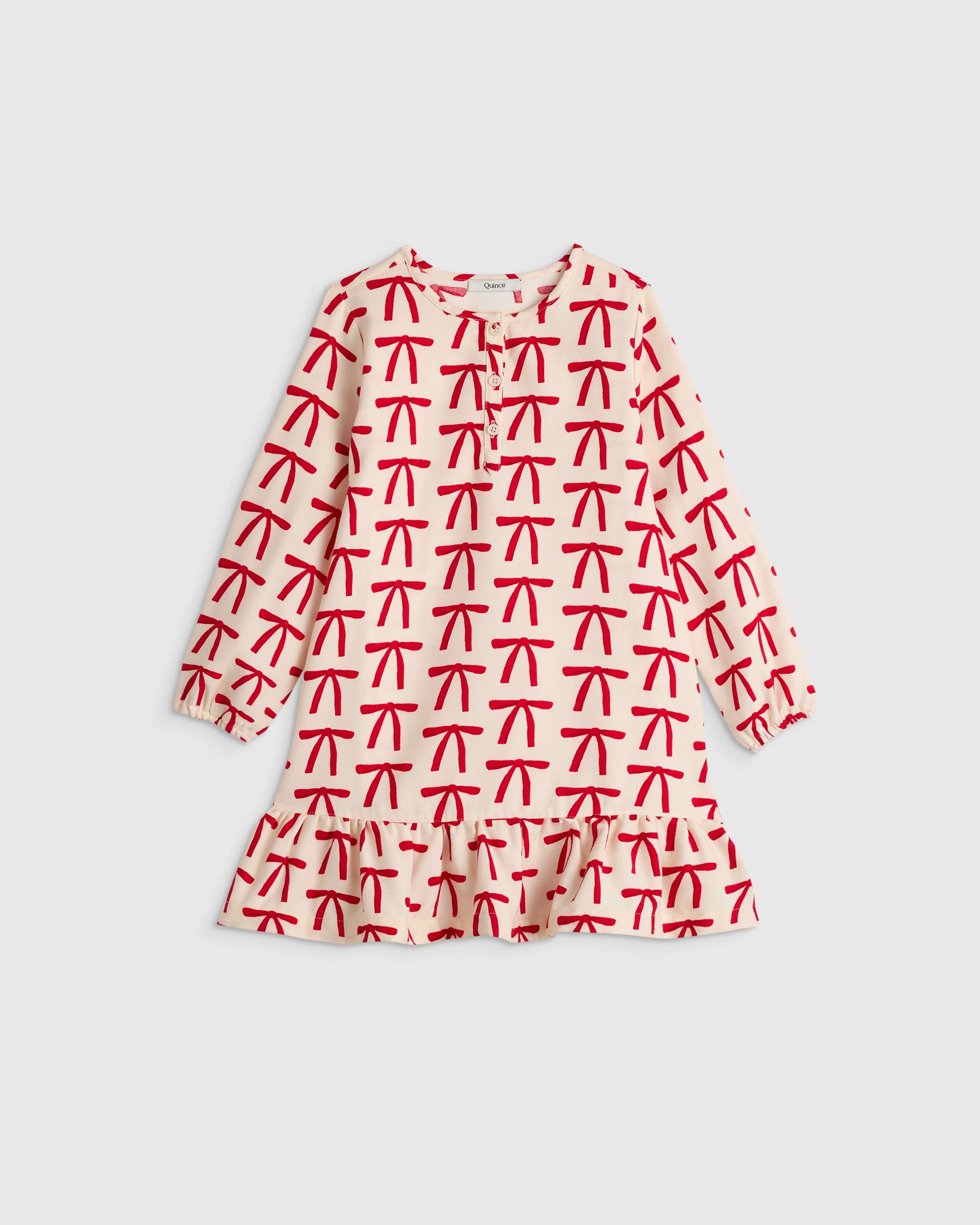 Red Bows Holiday Flannel Nightgown