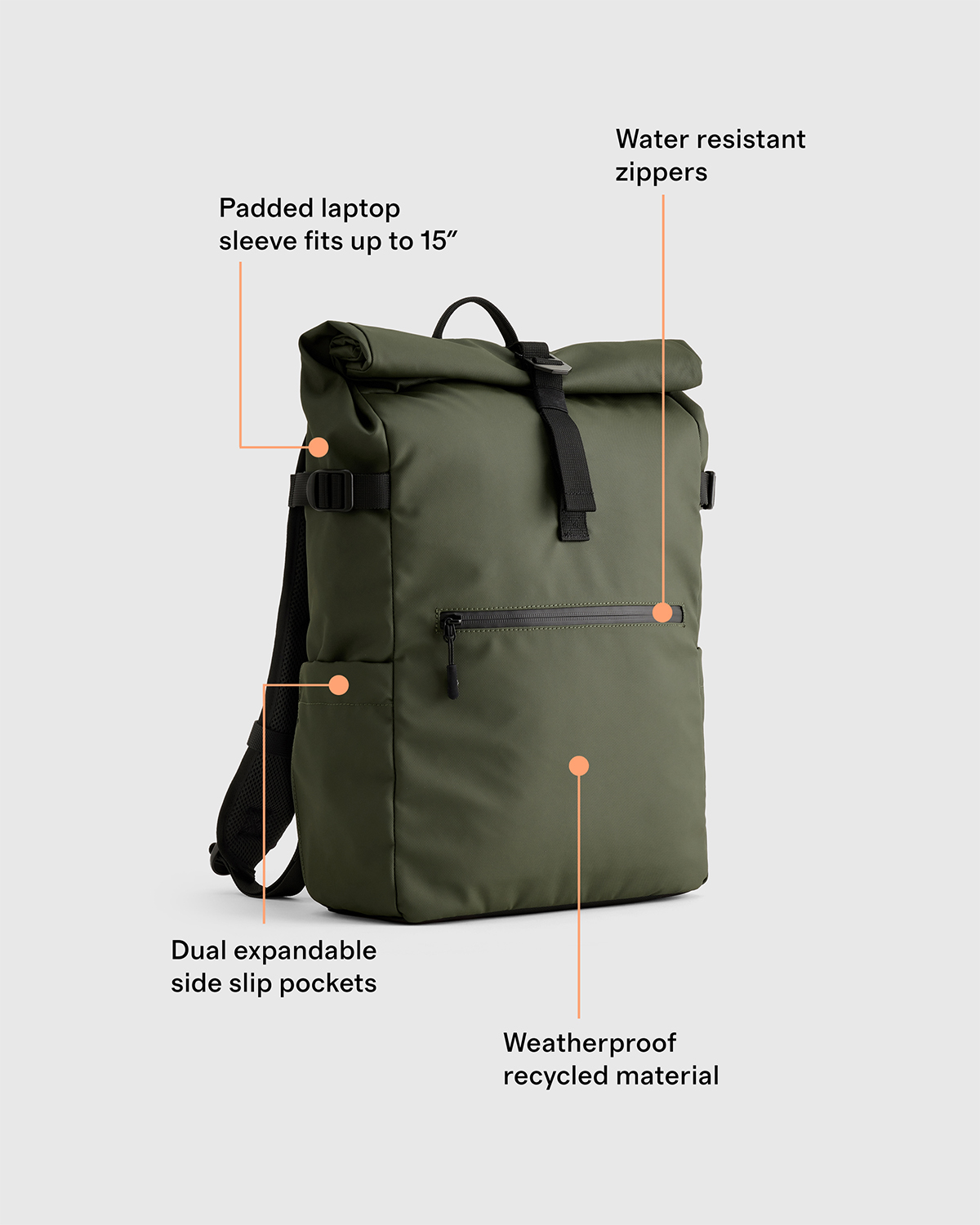 Transit Quilted Commuter Backpack