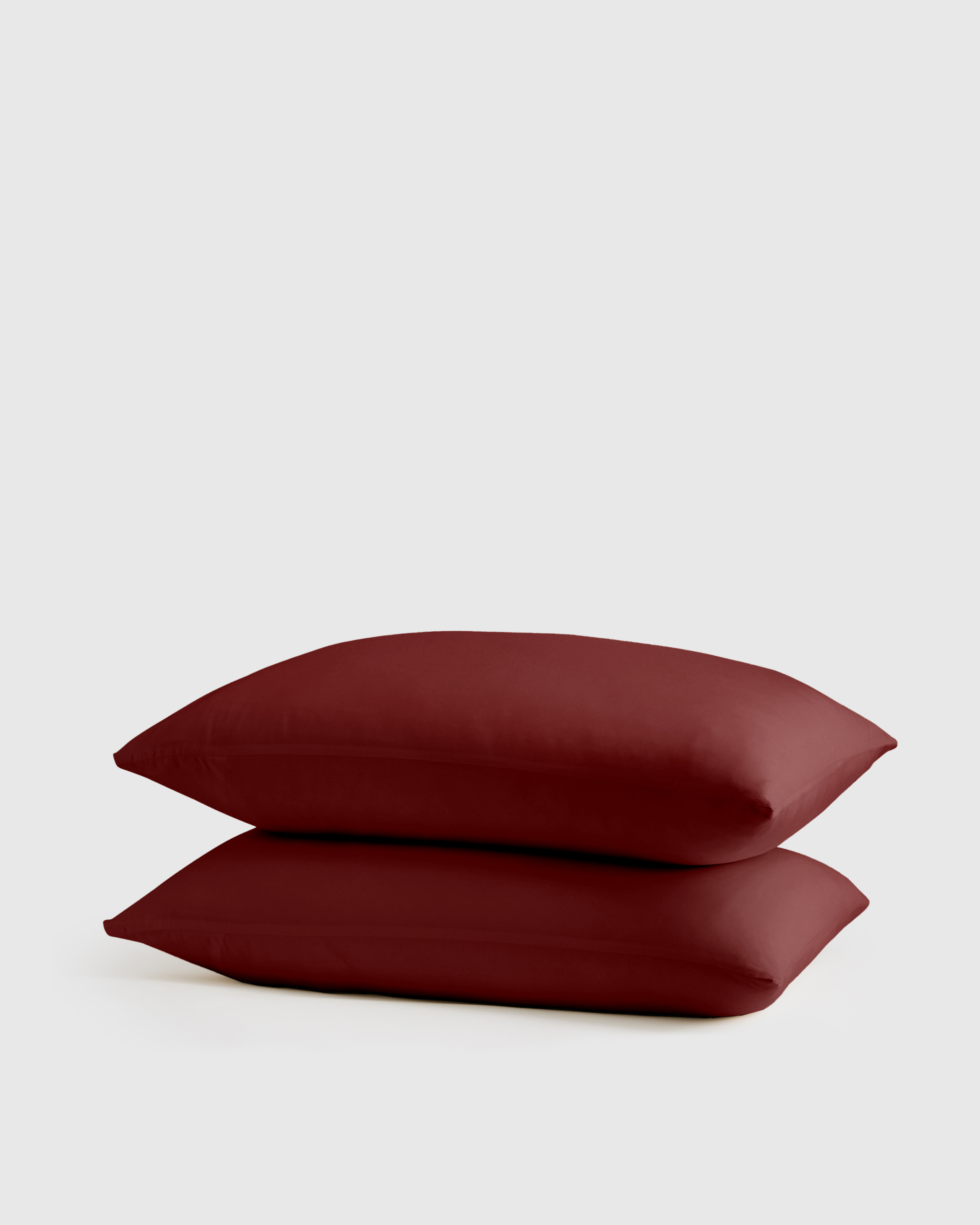 Burgundy Bamboo Pillowcase Set