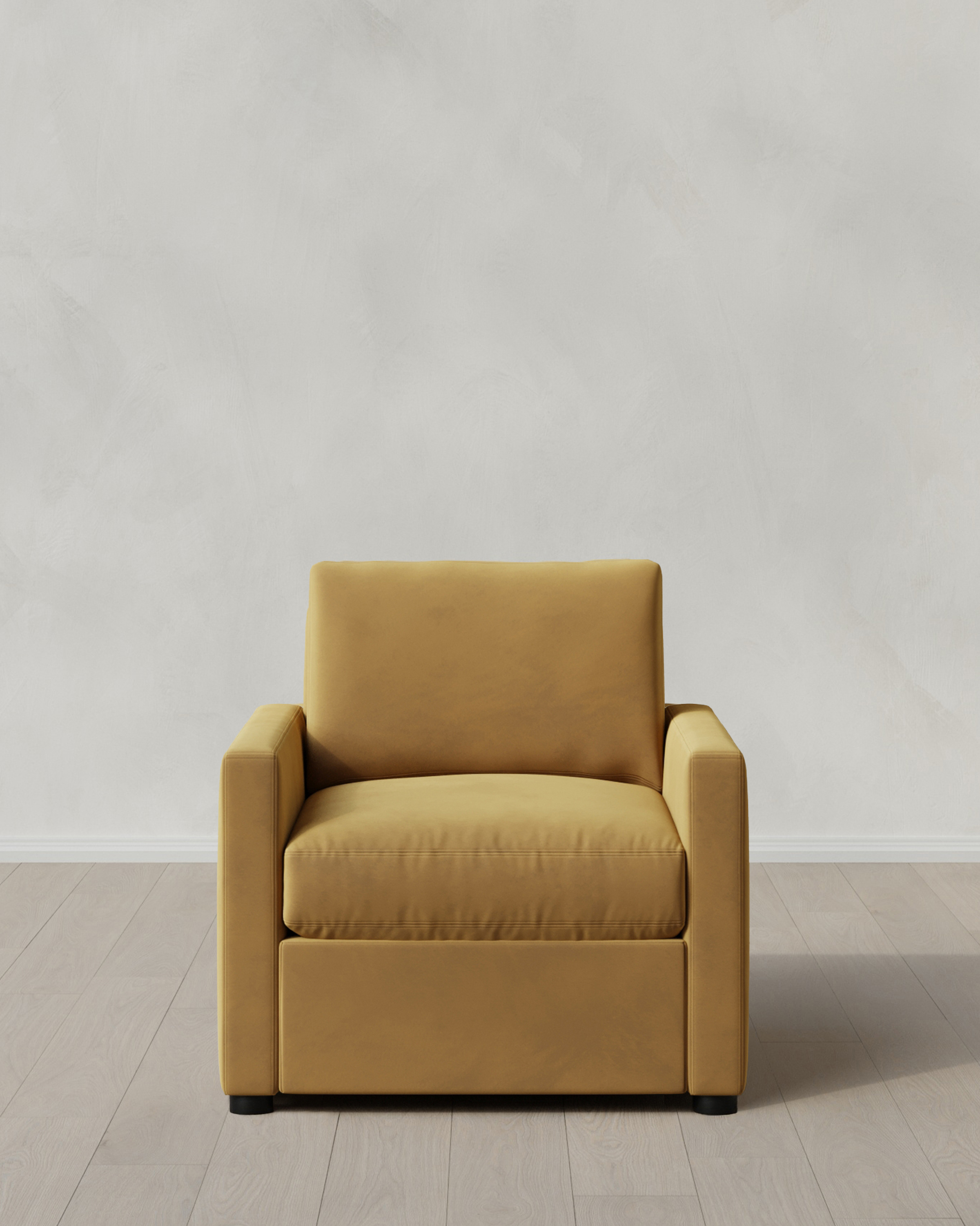 Caramel Brennan Accent Chair in Performance Velvet