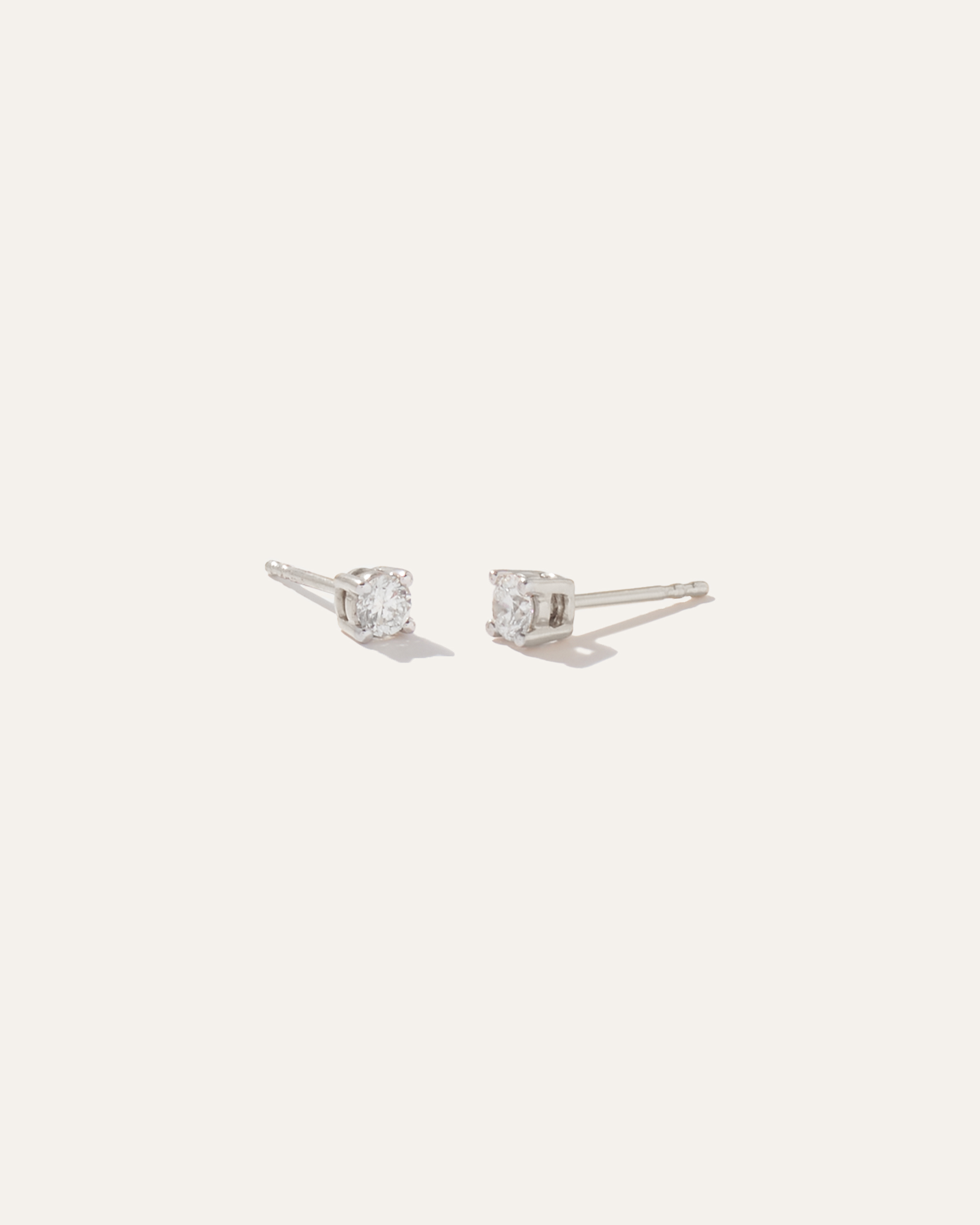 14K Gold Classic Round Studs 0.18 Carat