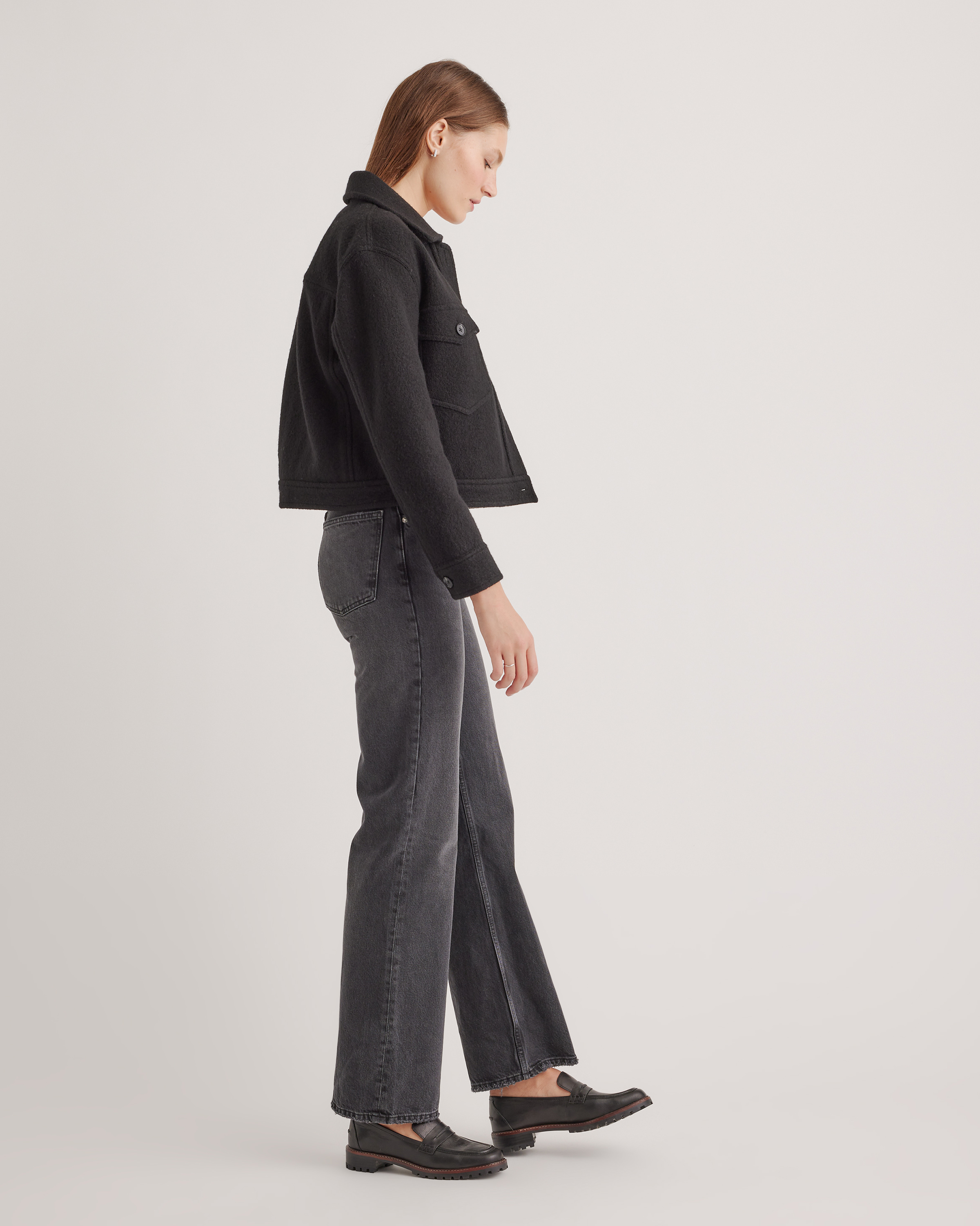 ジャケット [SHOPPERMADE] Classic Wool Tailored Jacket (3color) Italian Wool Tailored Coat
