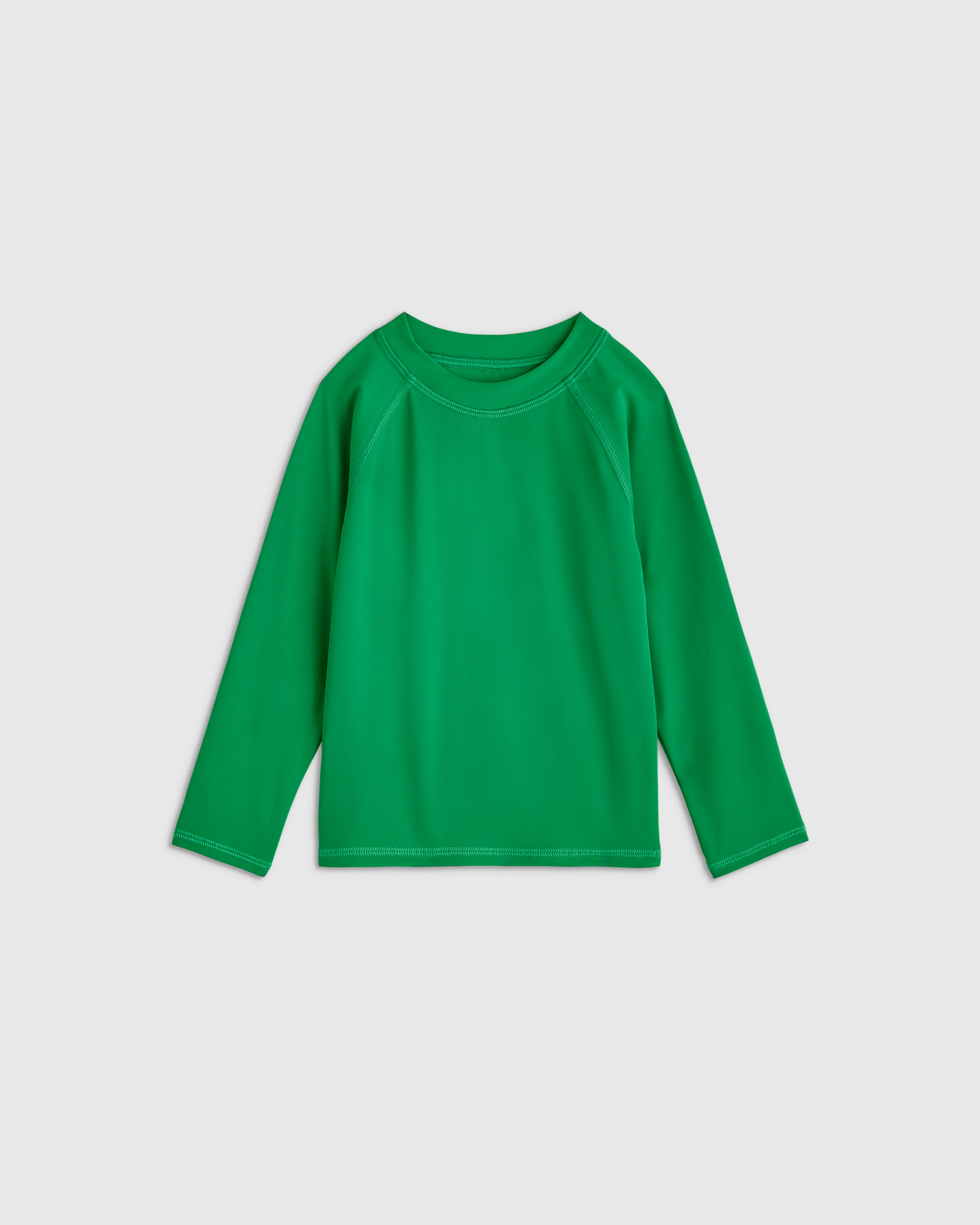 Grass Green Long Sleeve Raglan Rash Guard