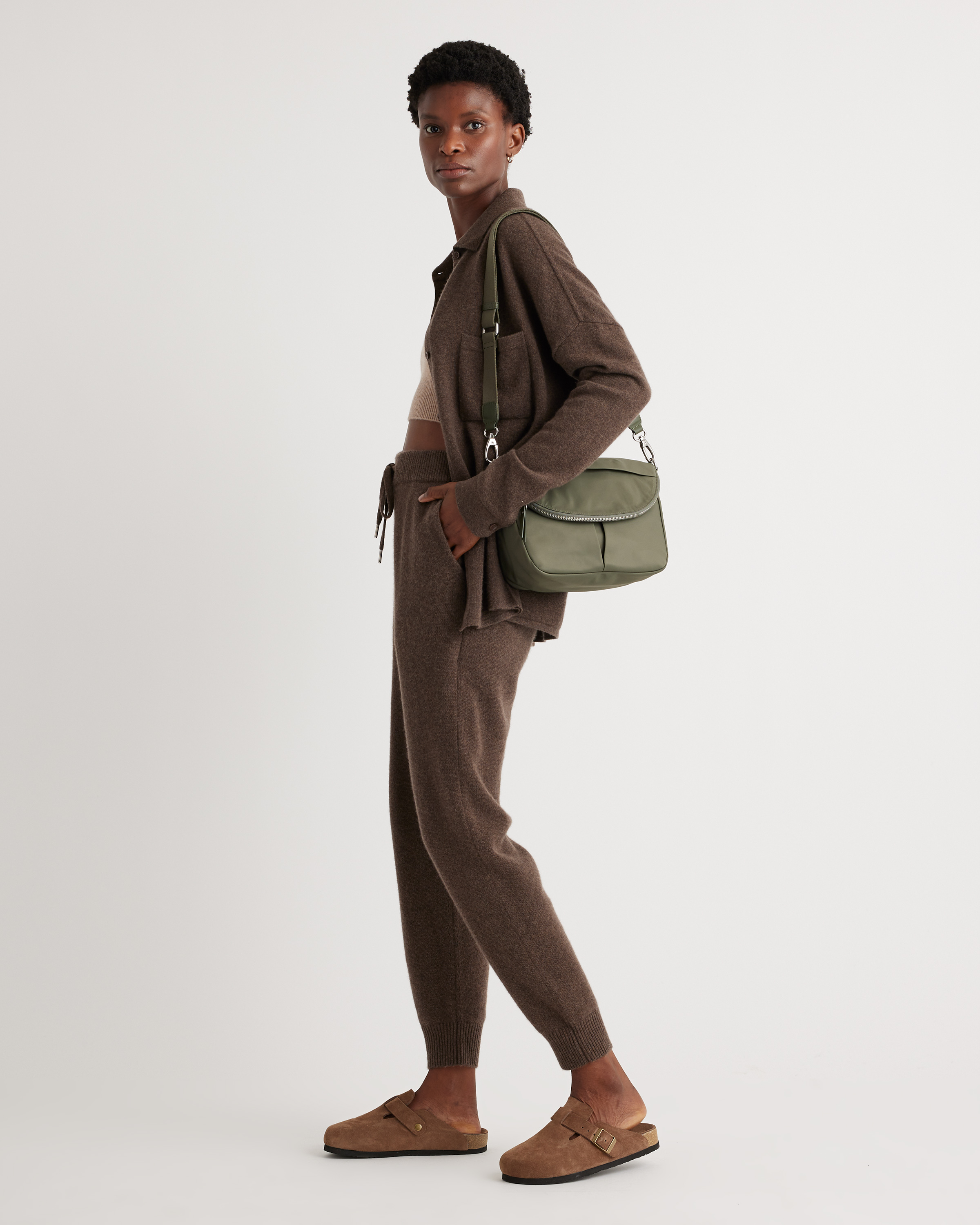 Revive Nylon Foldover Crossbody