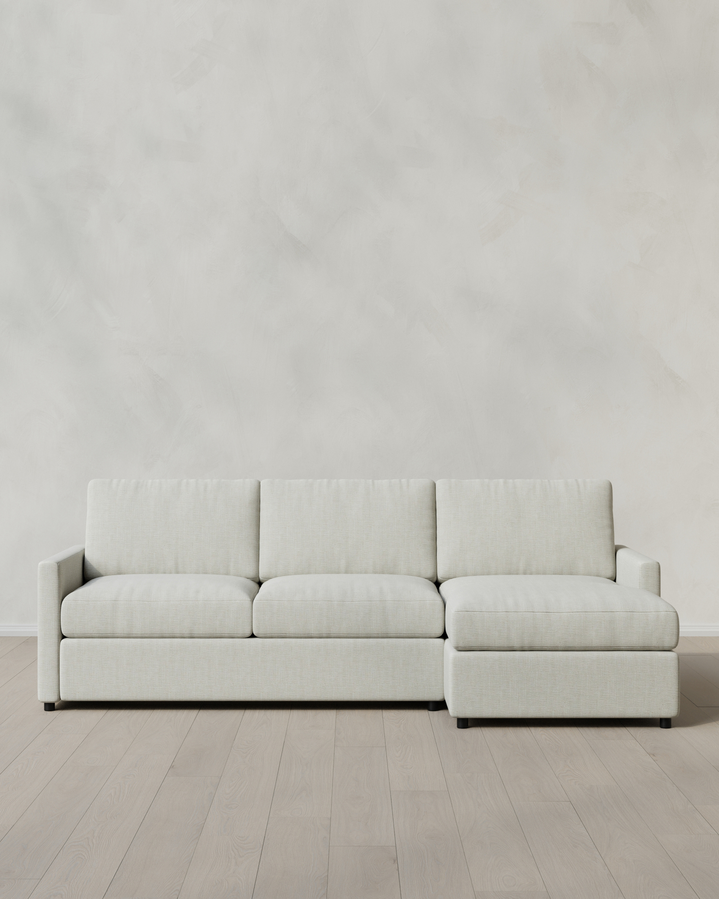 Brennan 107”W Chaise L Sectional Right Arm Nomad Sorrell