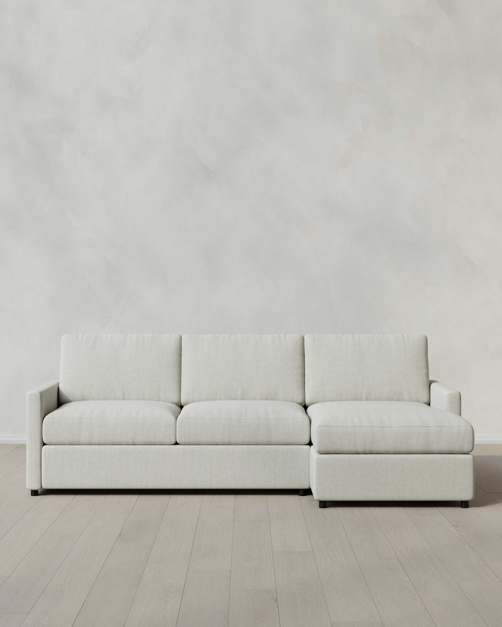 Brennan 107”W Chaise L Sectional Right Arm Nomad Sorrell