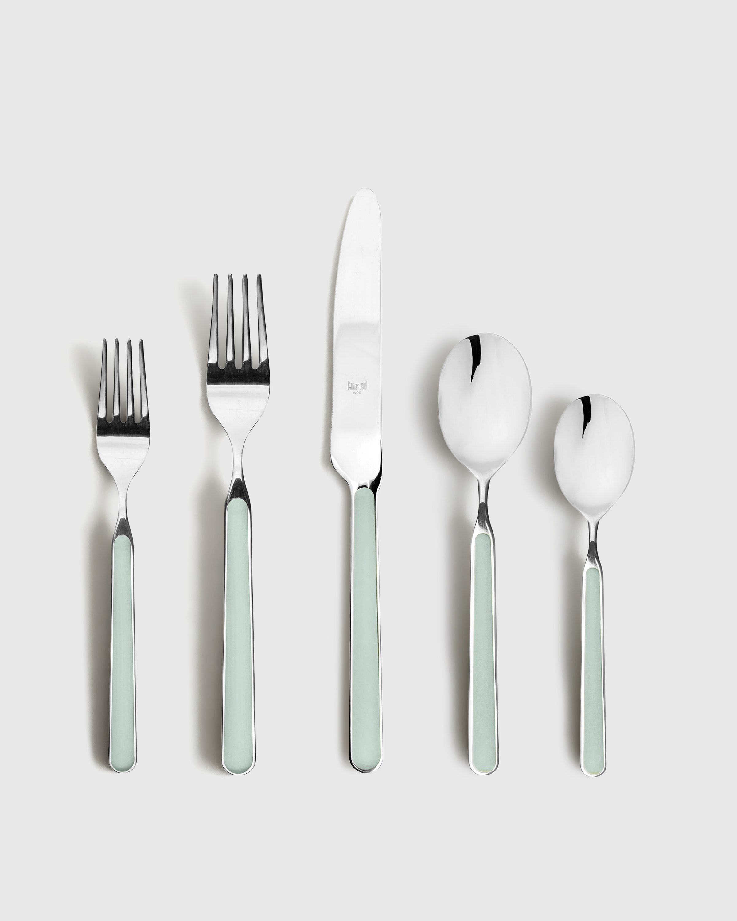 Sage Fantasia Flatware 20-Pc Set by Mepra
